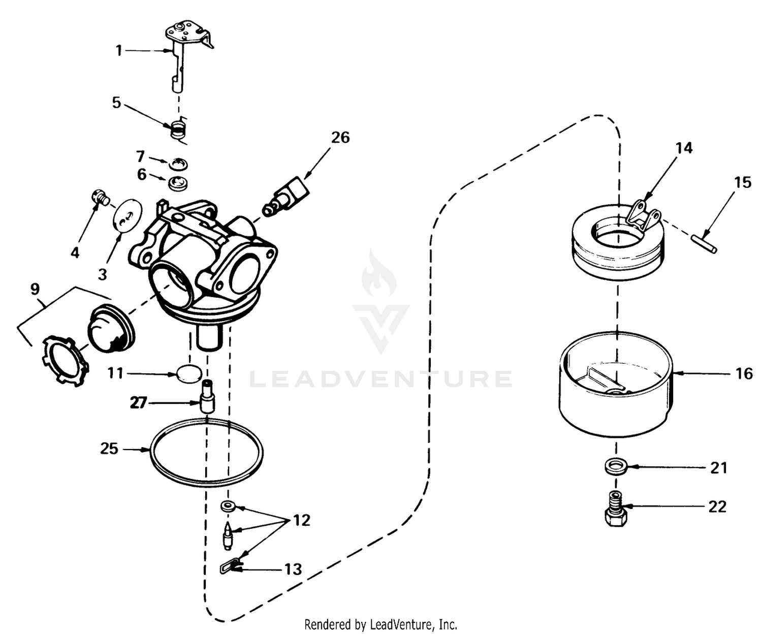 Carburetor No. 632050a