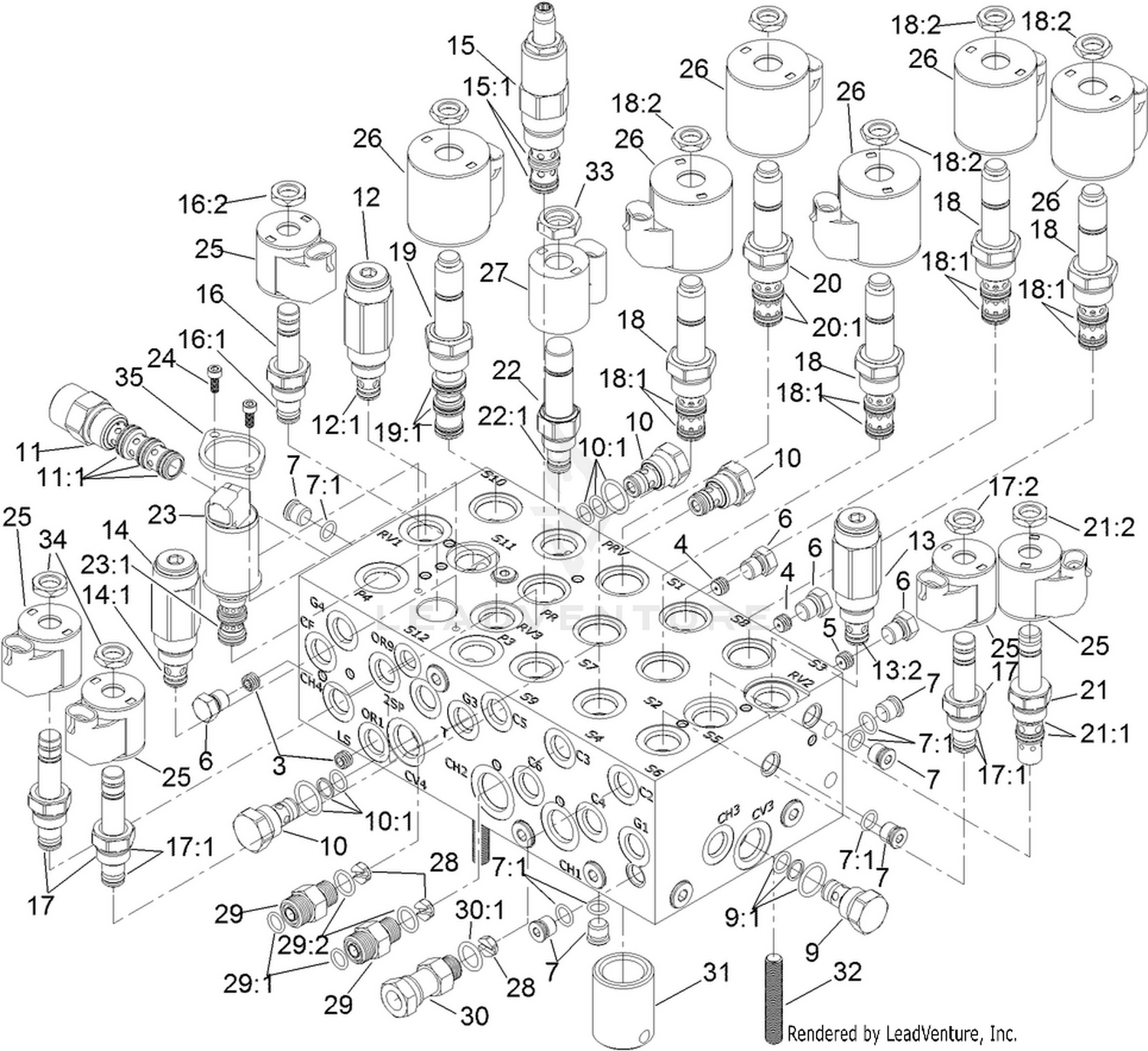 Combination Manifold Assembly No. 137-5582