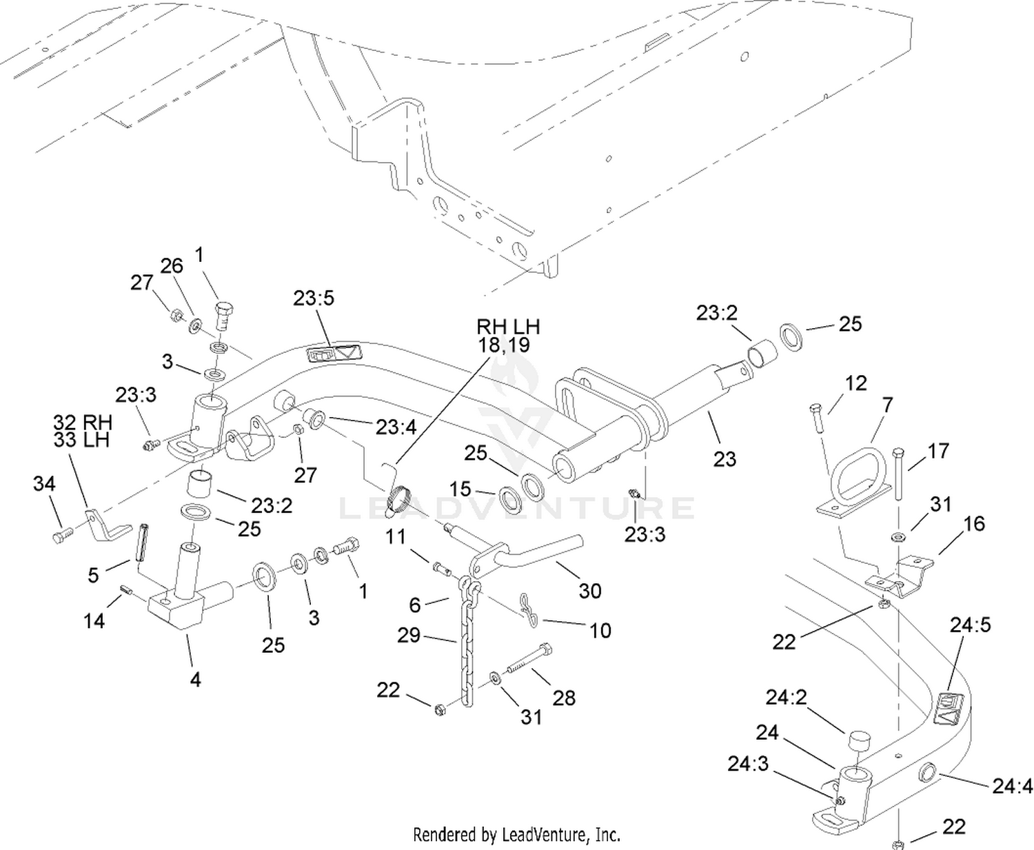 Rear Lift Arm Assembly