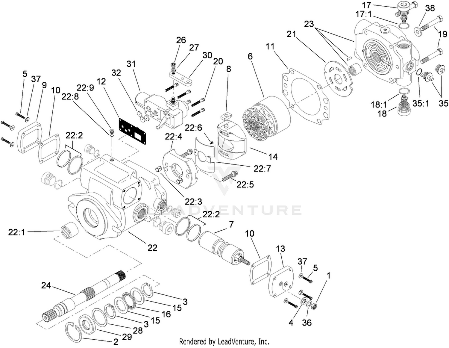 Piston Pump Assembly No. 114-9769