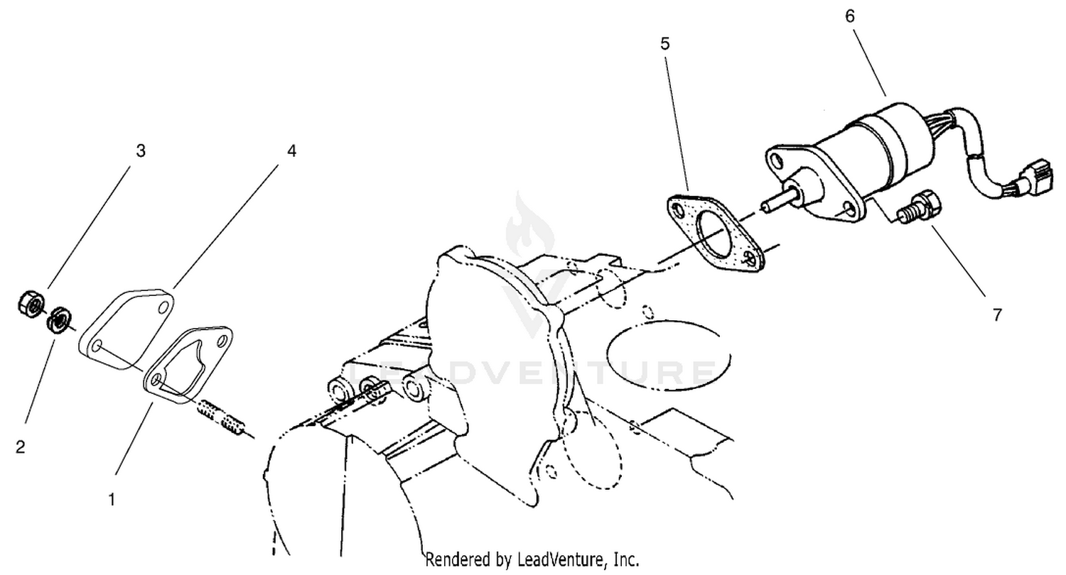 Stop Solenoid and Fuel Pump Assembly