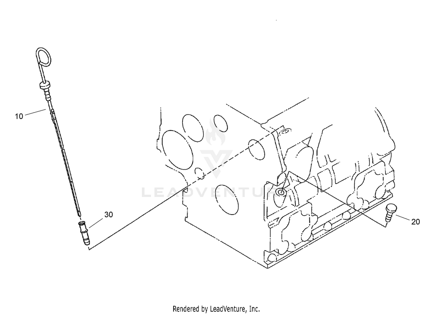 Oil Plug and Dipstick Assembly