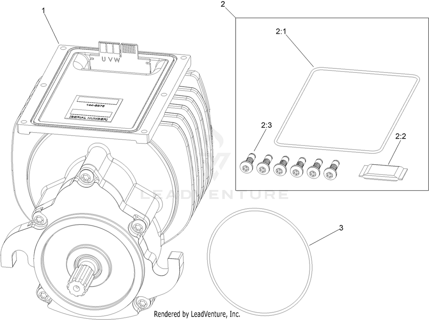 7 Inch Fairway REM (Motor) Assembly No. 161-0347