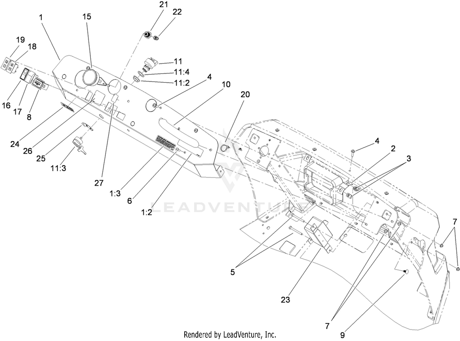 Dash and Instrument Assembly
