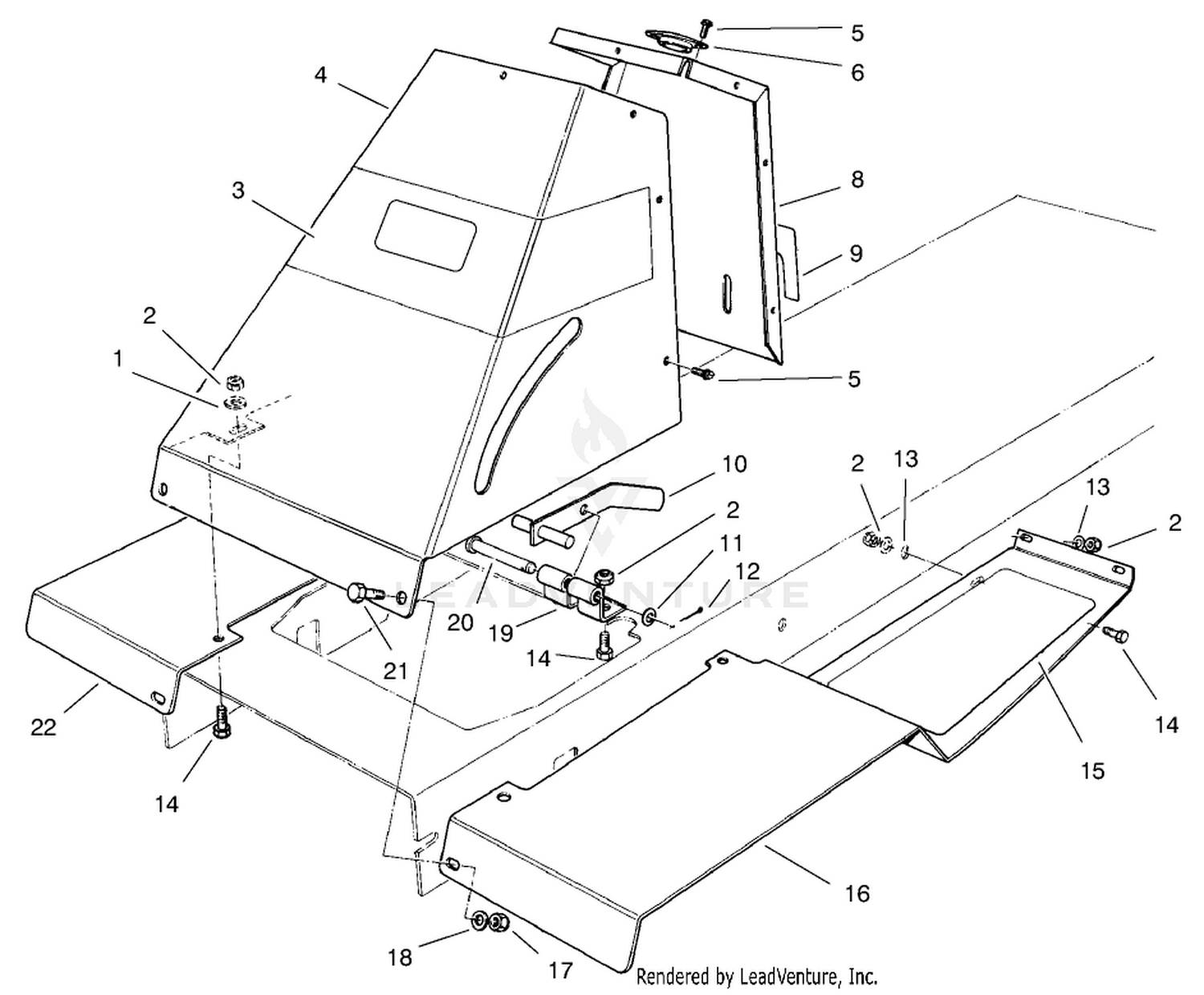 Front Tower Assembly