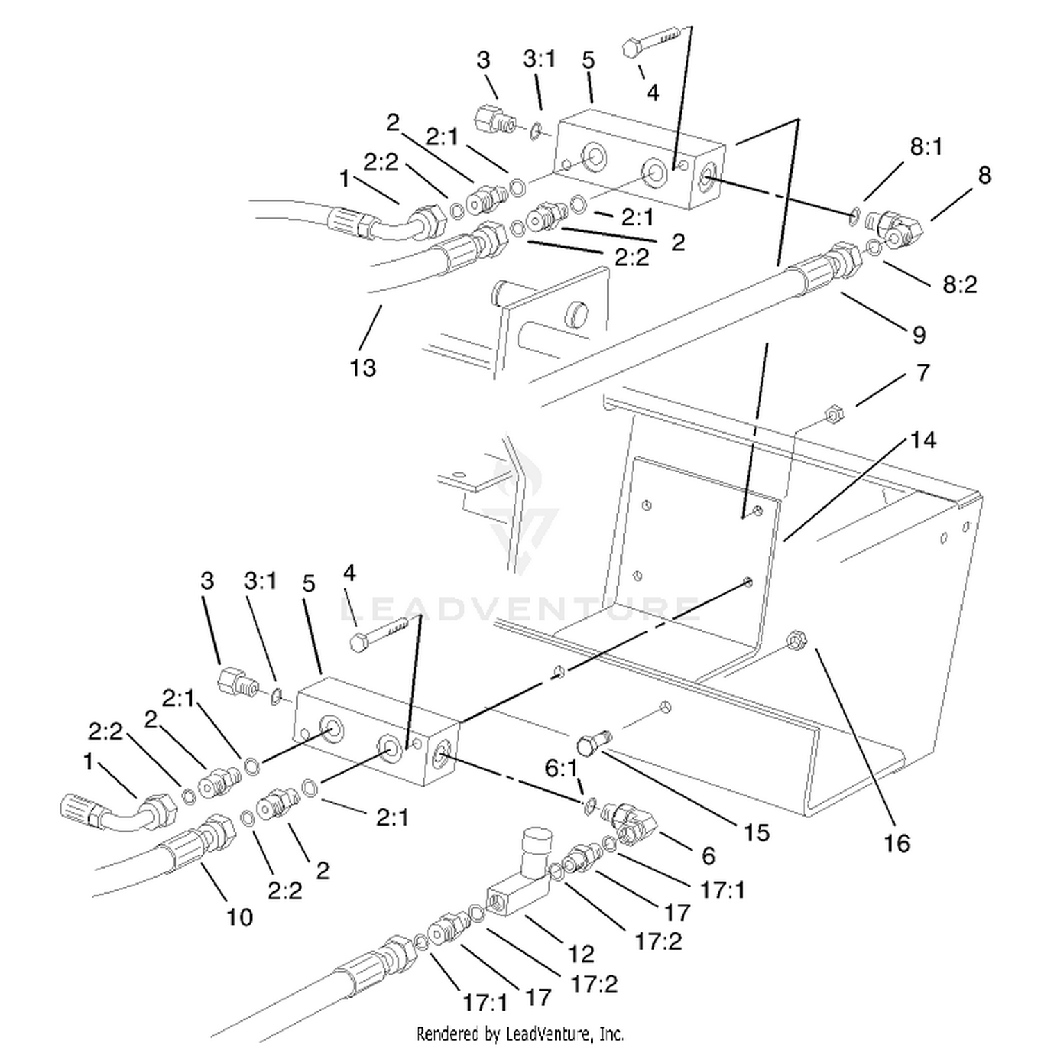 Rear Hydraulic Manifold Assembly