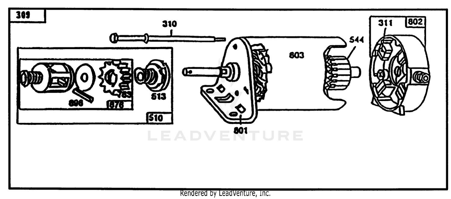 Starter B/s Model 257707-0123-01