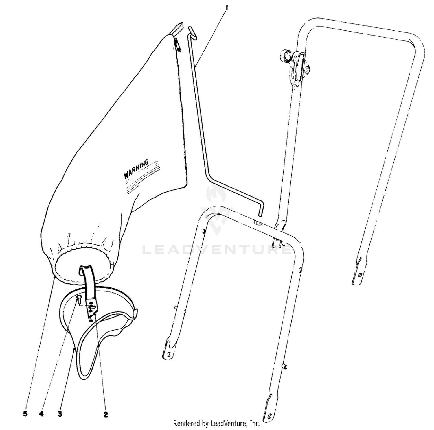 Grass Bagging Kit (optional) No. 28-1510