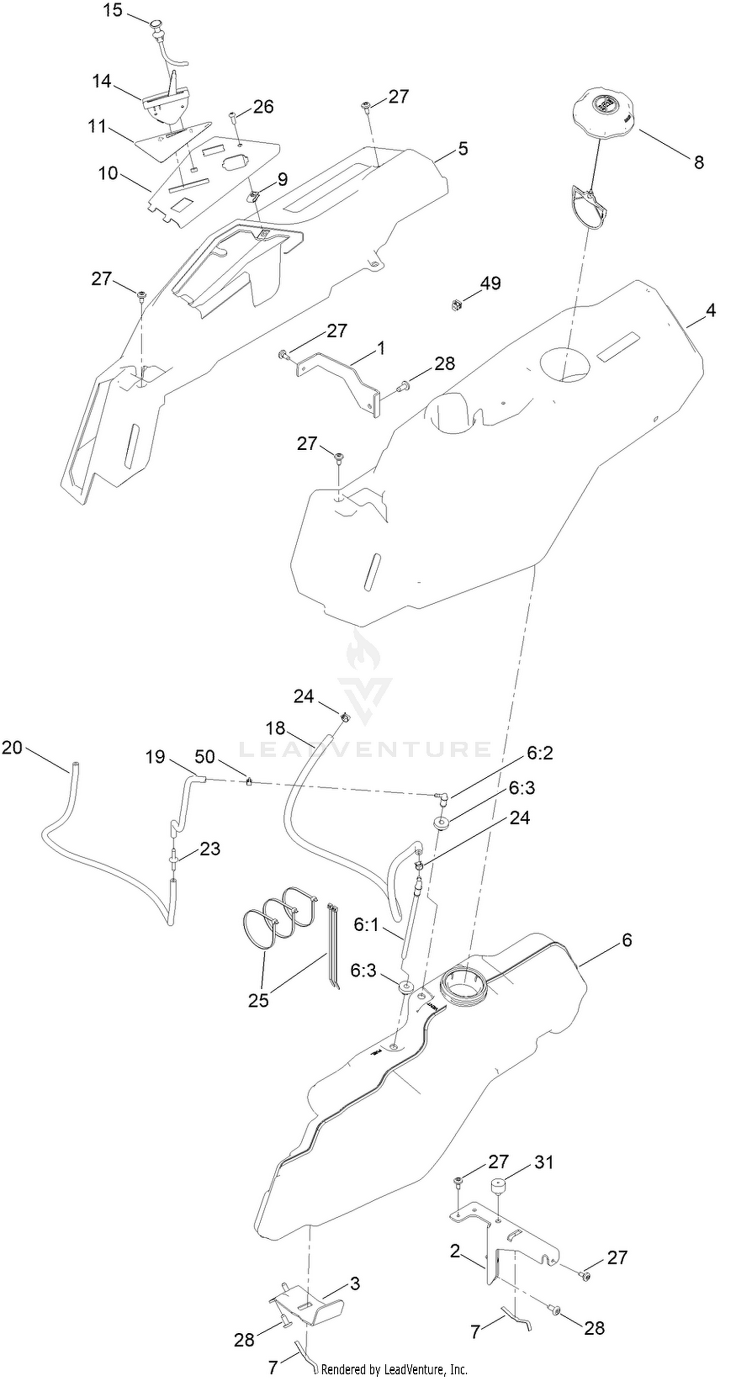 Fuel and Body Styling Assembly