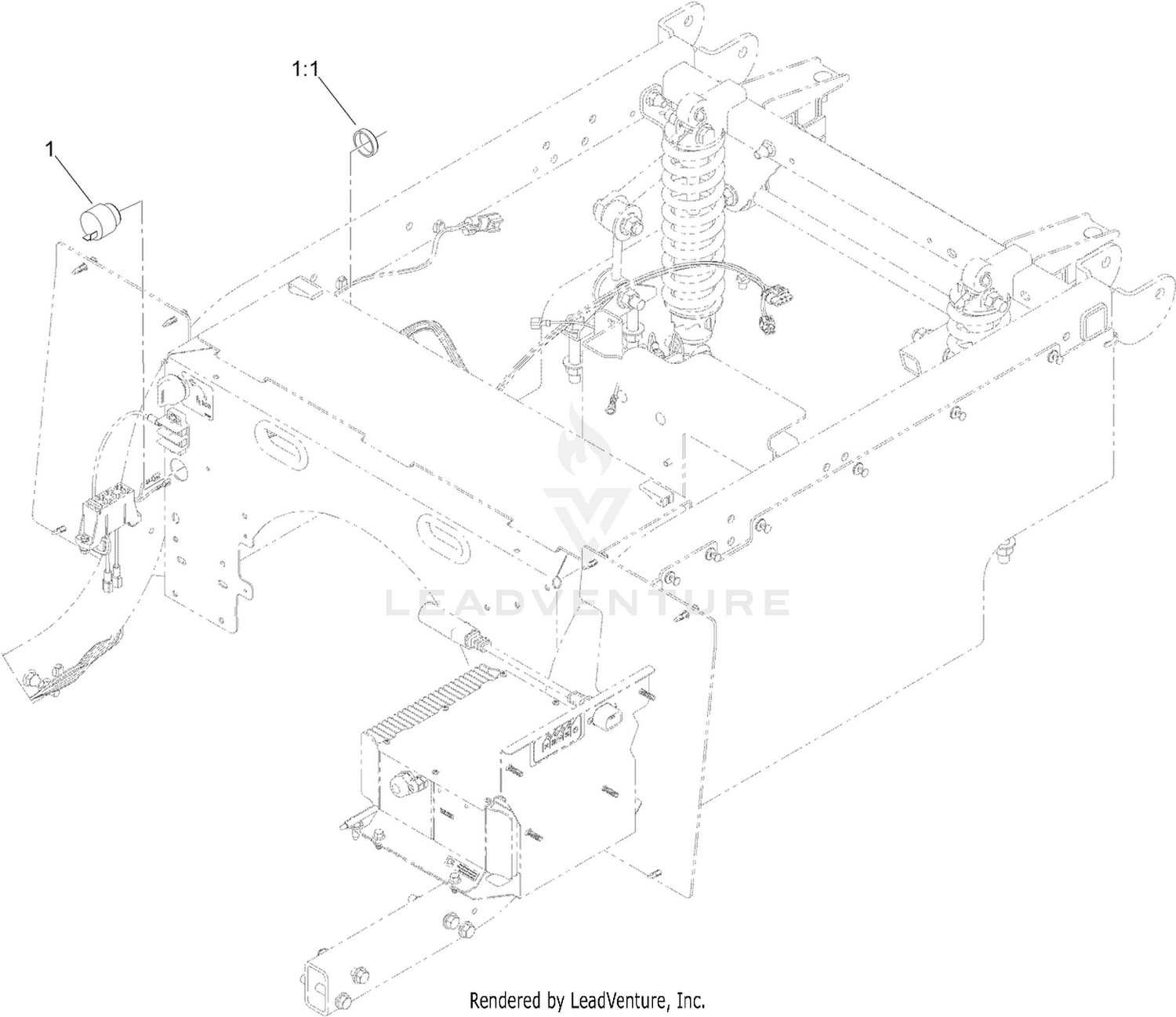 Reverse Alarm Assembly No. 131-8549