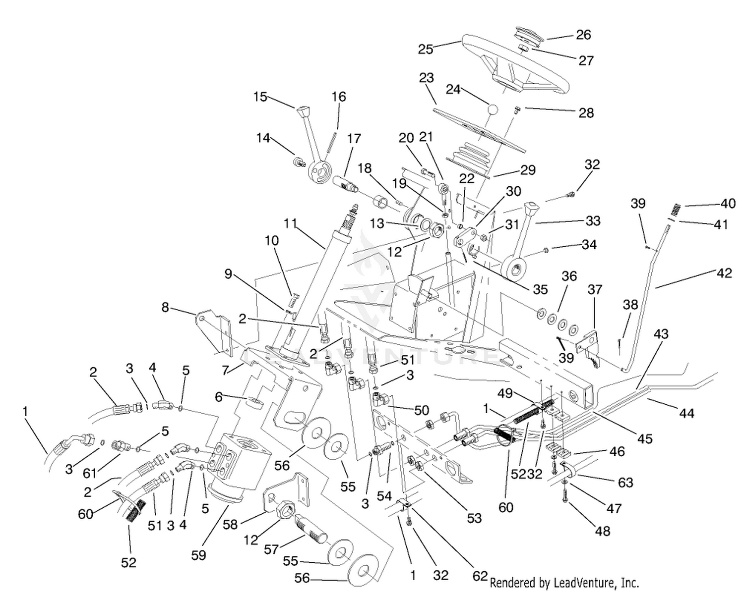 Steering Tower Assembly