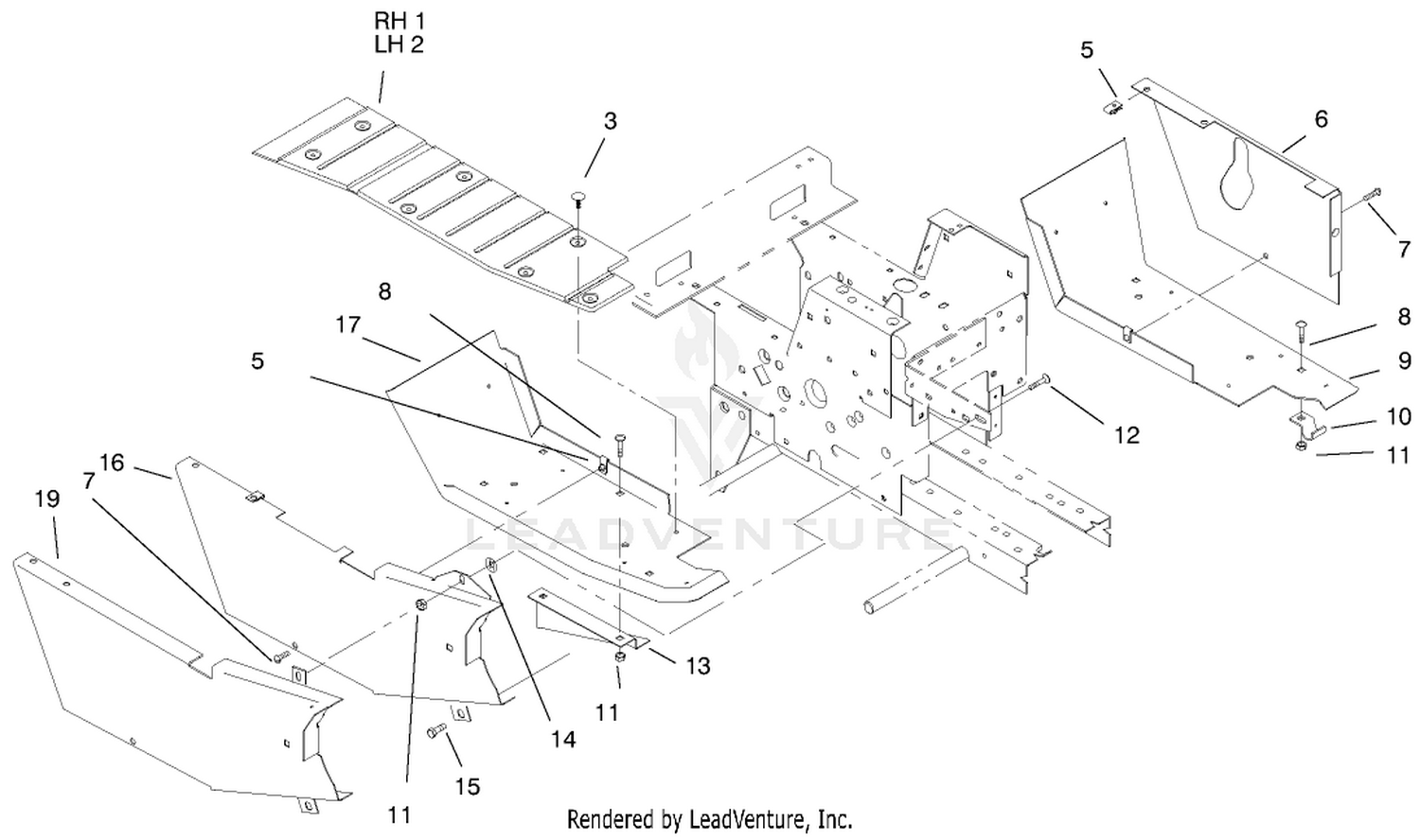 Footrest  Hoodstand Side Covers