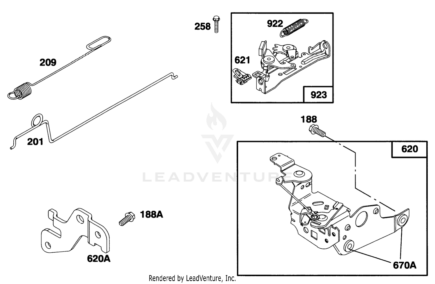 Engine Briggs  Stratton Model 12f802-0667-01 4