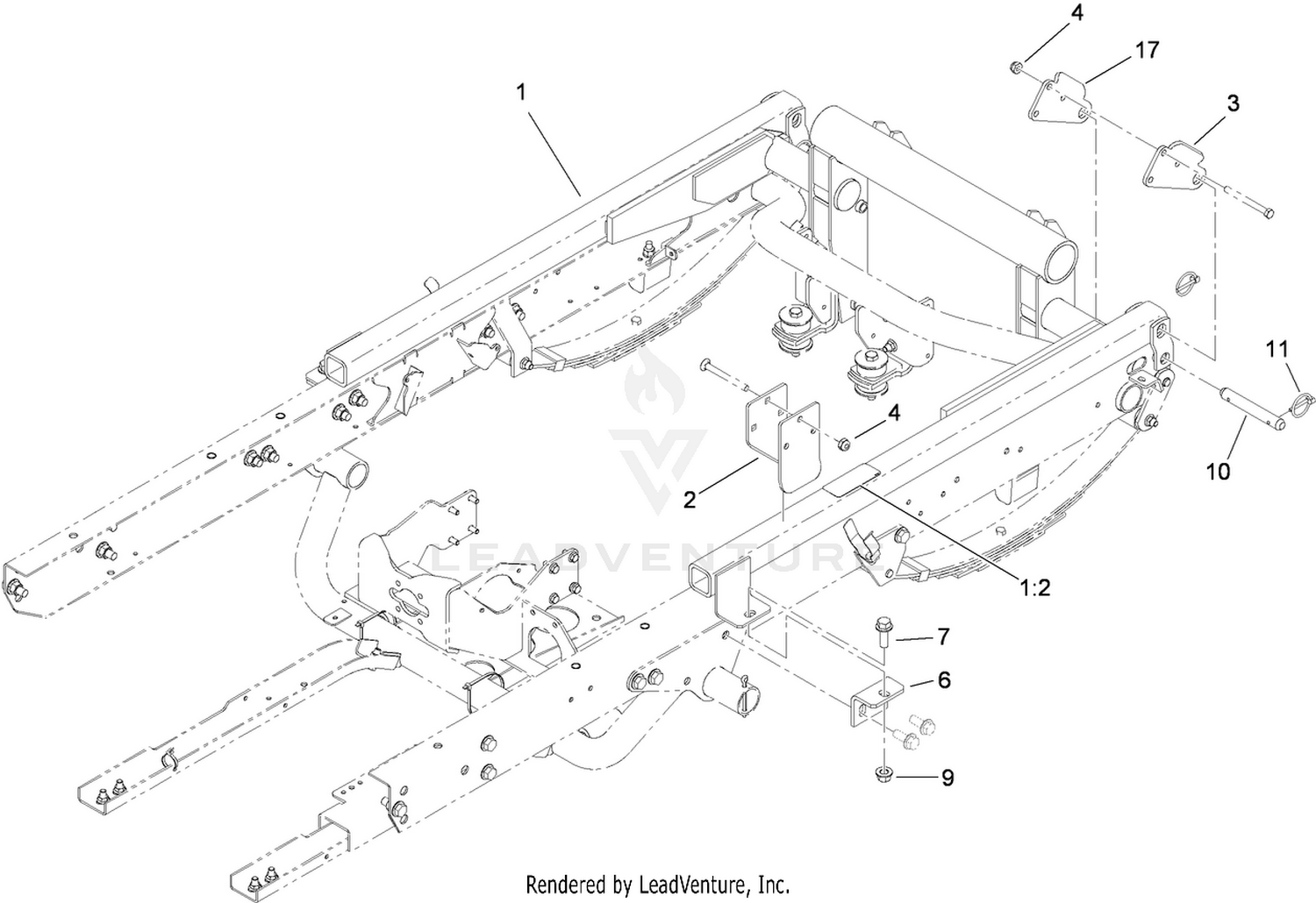 Hitch Frame Assembly No. 117-4826
