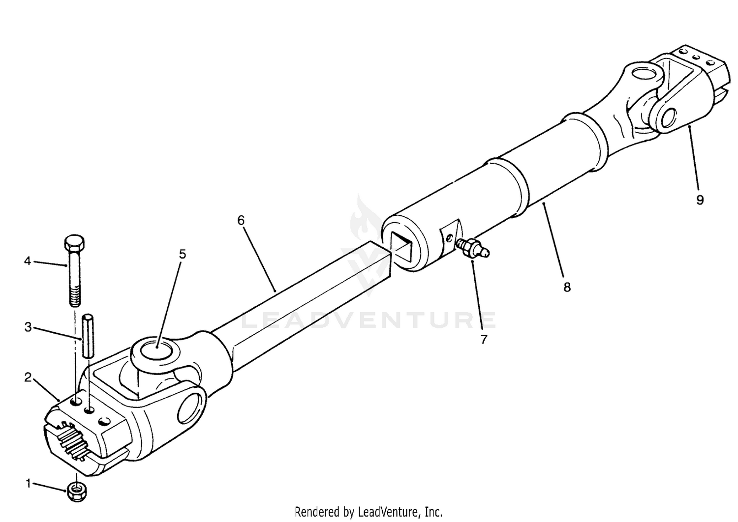Drive Shaft Assembly (85-5880)