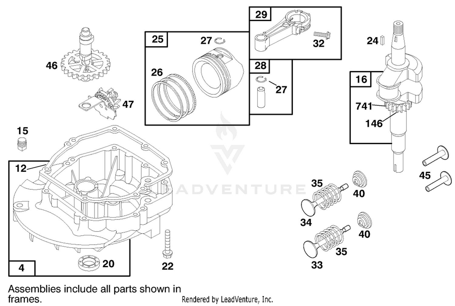 Engine Briggs  Stratton Model 12h802-1758-E1 2