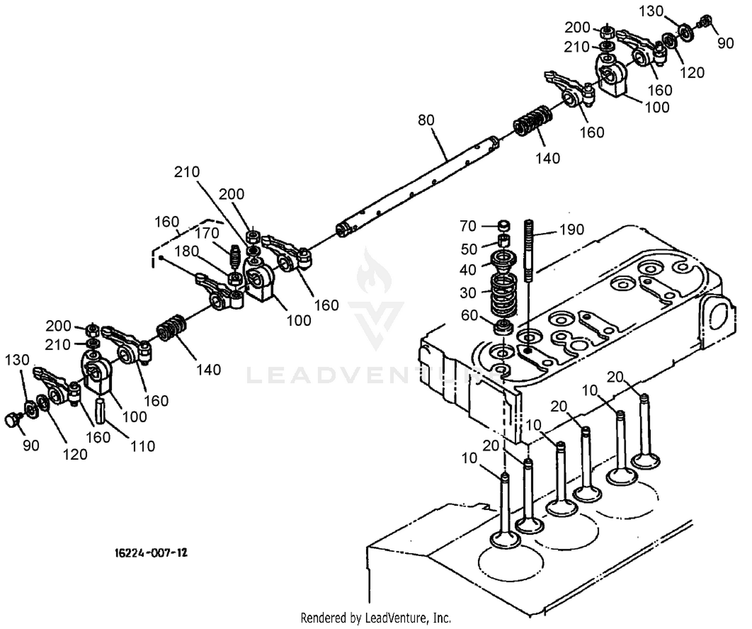 Valve and Rocker Arm Assembly