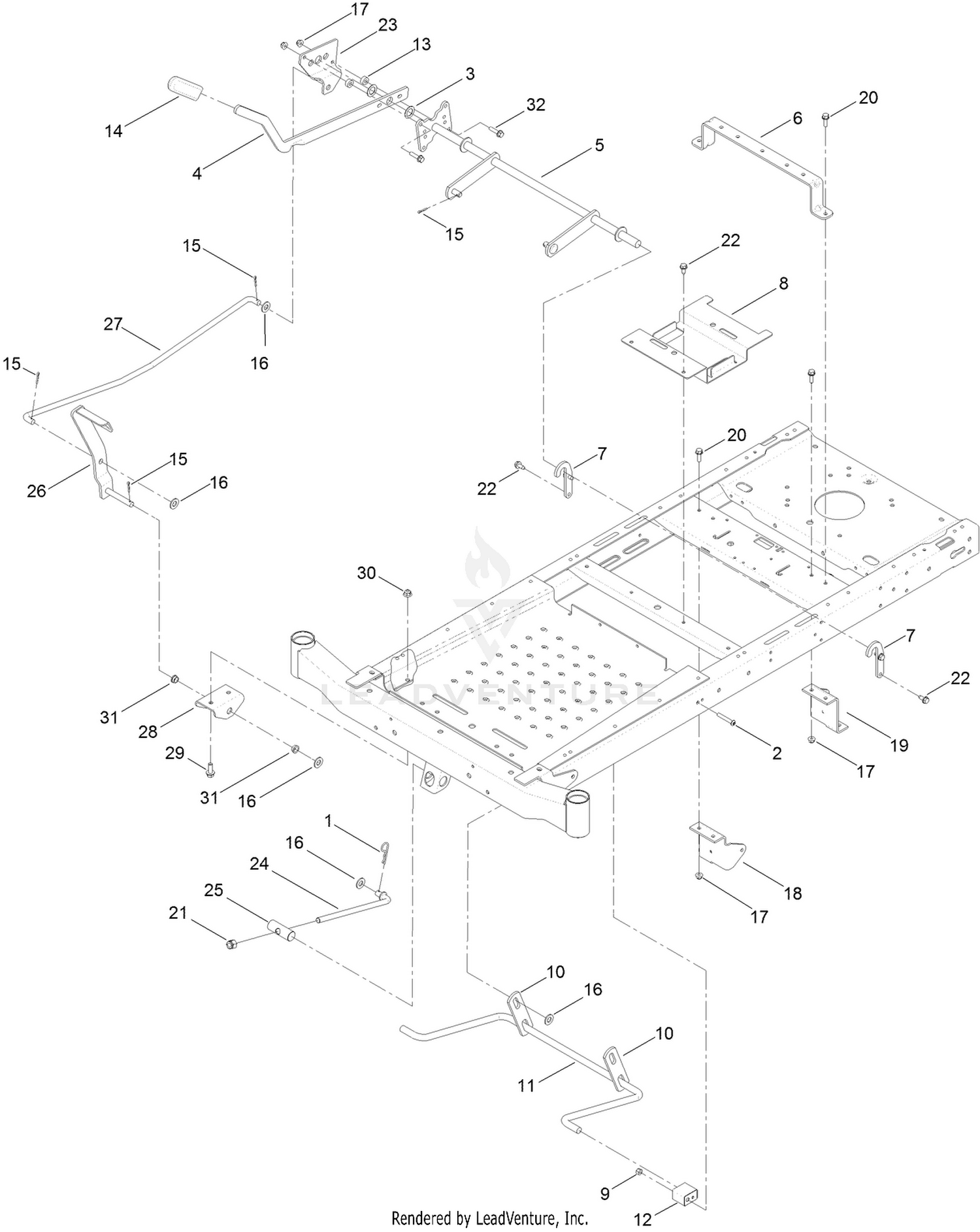 Deck Lift Assembly