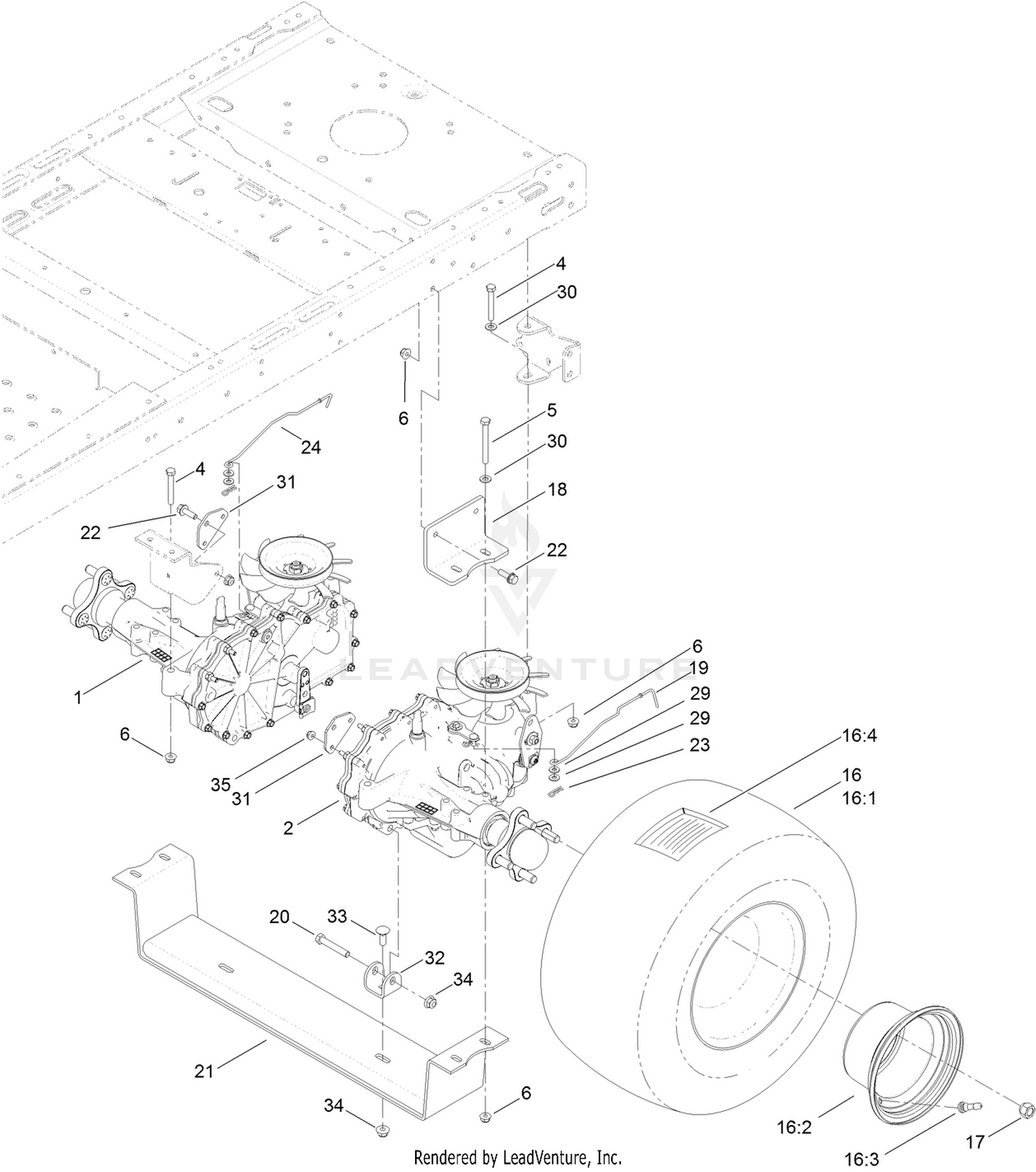Hydro Transaxle Assembly