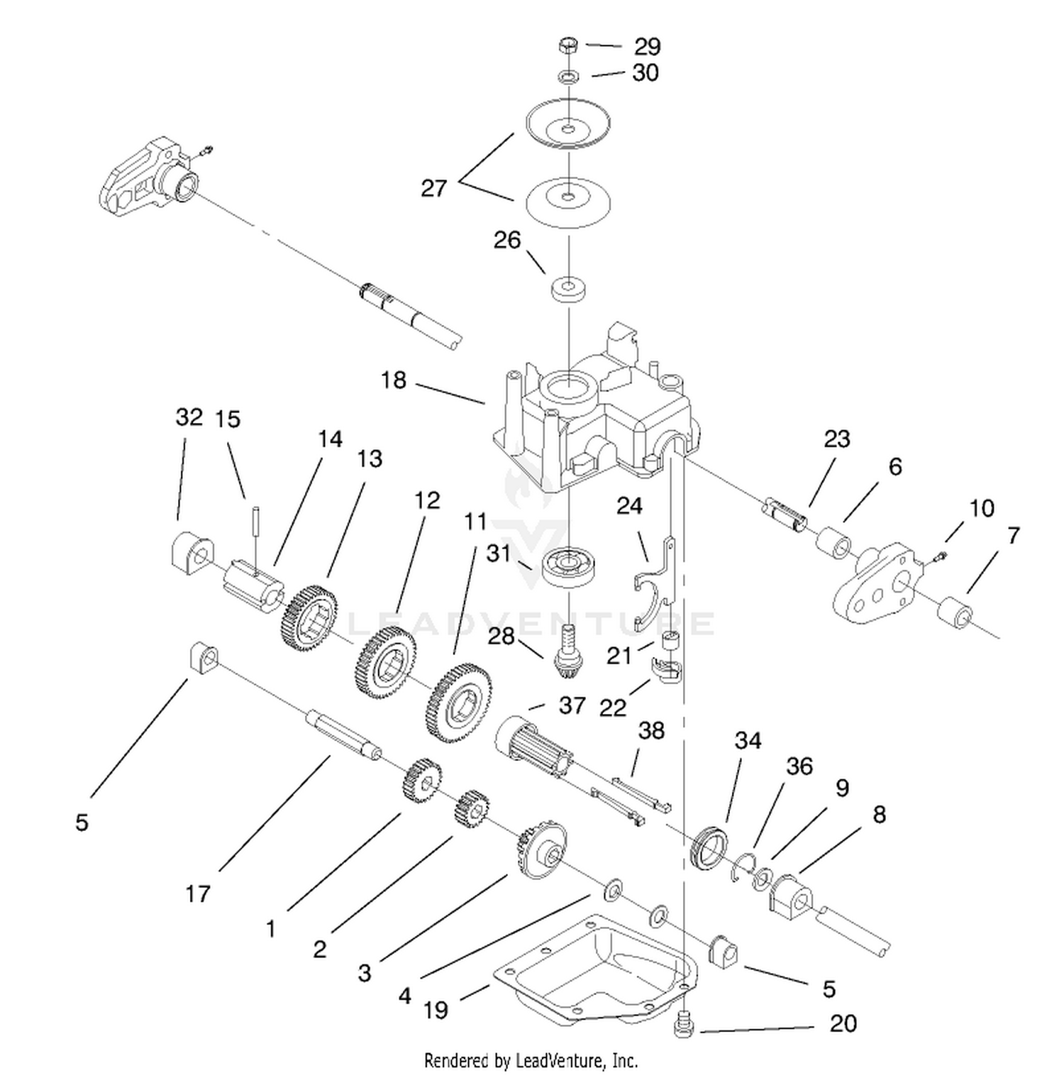 Gear Case Assembly