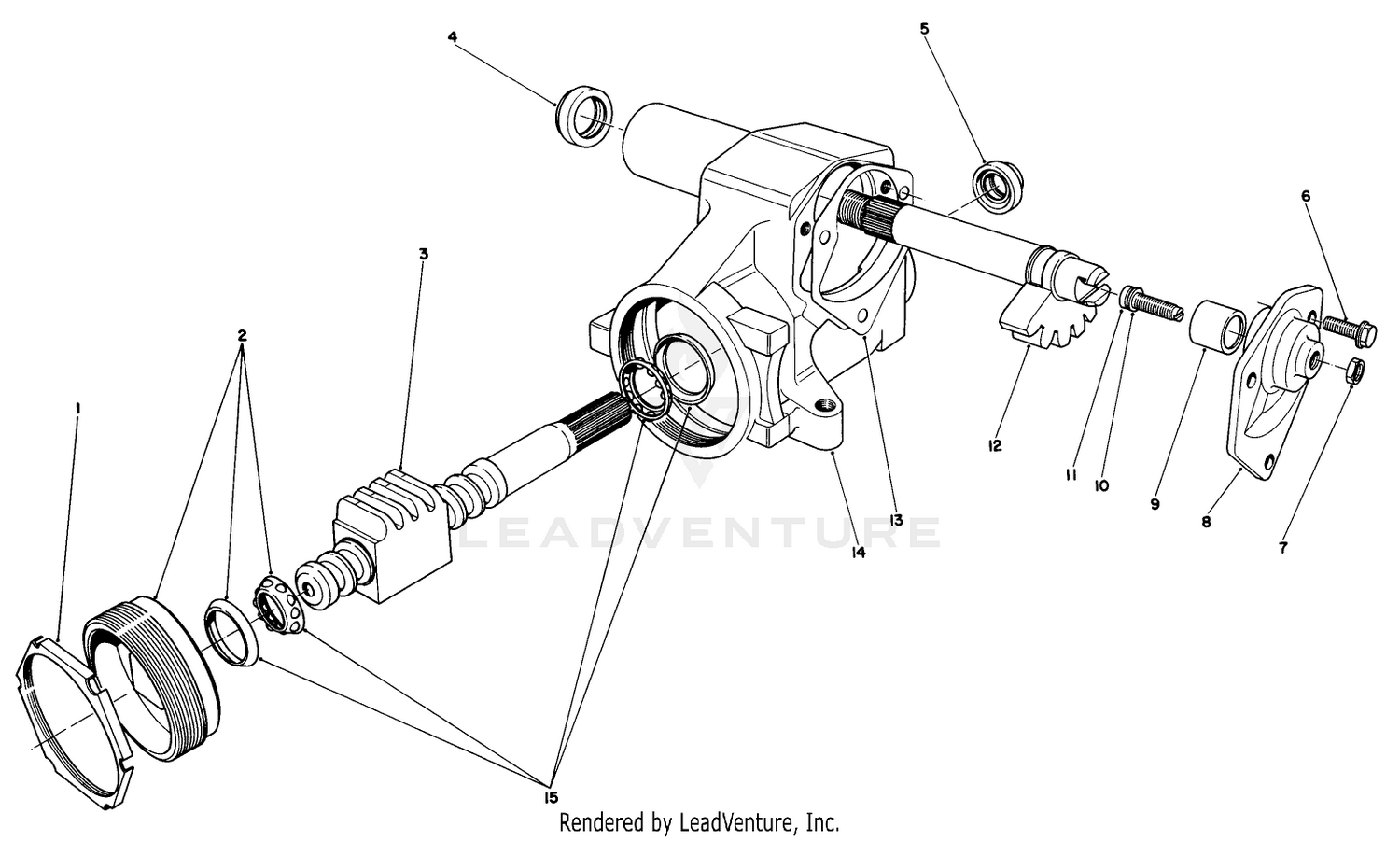 Steering Gear Assembly No. 41-8820