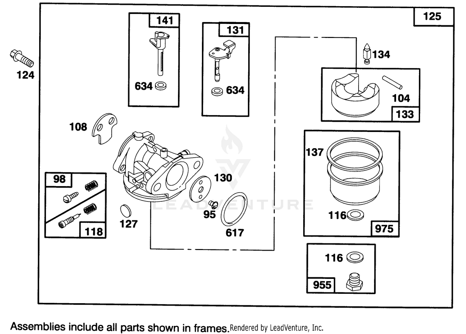 Engine Briggs  Stratton Model 127702-0115-01 3