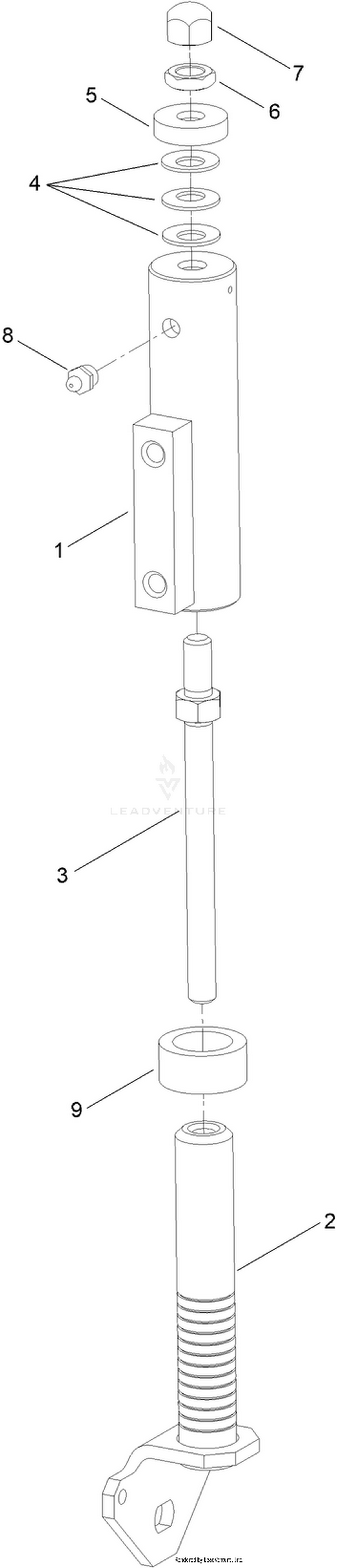 Front Head HOC Adjuster Assembly