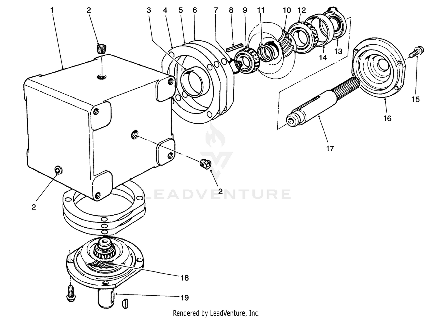 Gear Box Assembly No. 68-6810