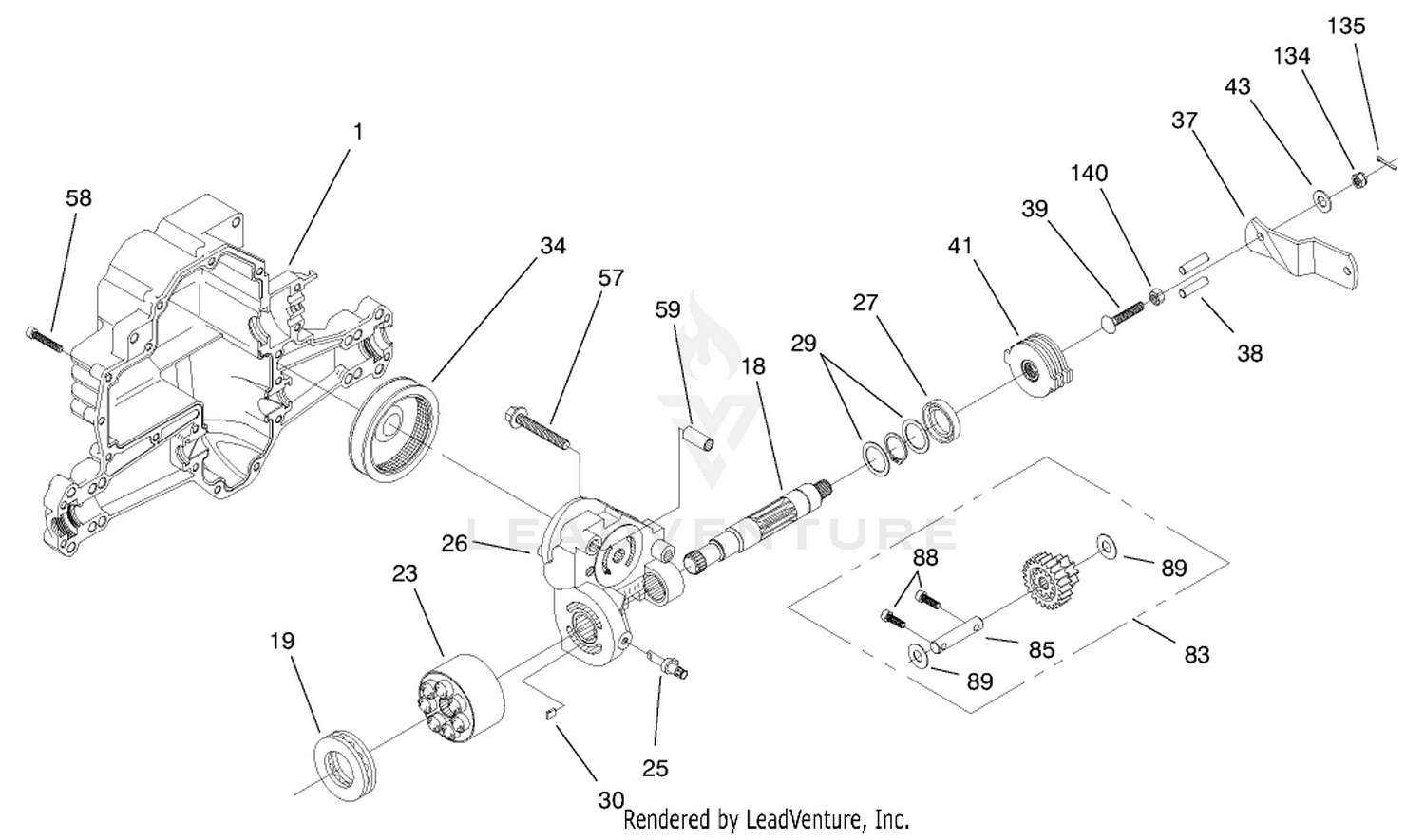 Hydro Transaxle Assembly (continued) 2