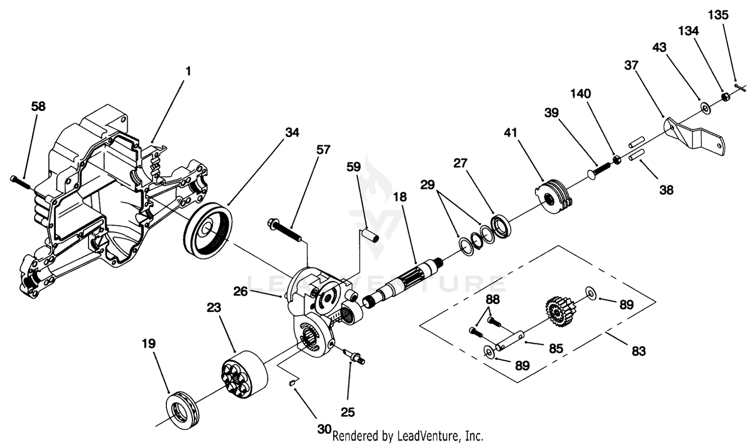 Hydro Transaxle Assembly (continued) 2