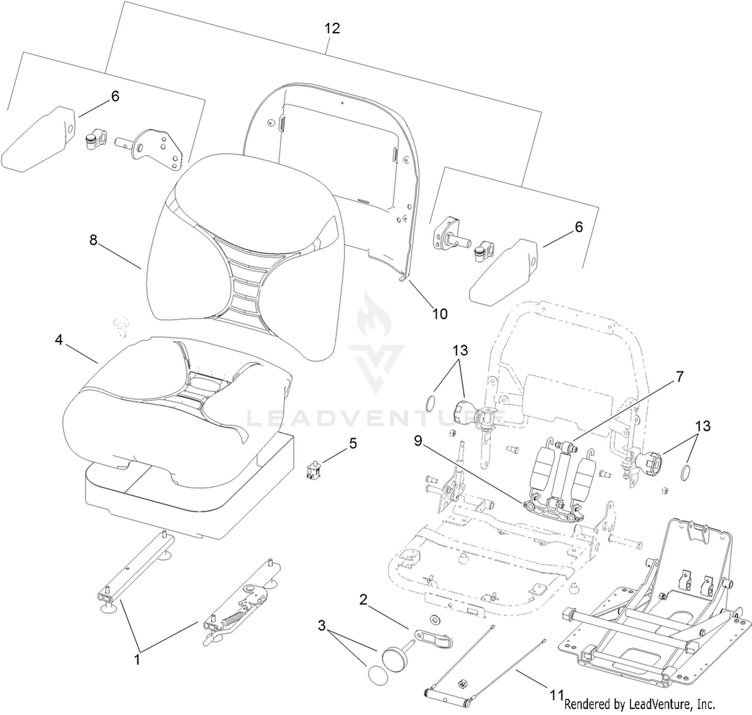 Seat Assembly No. 107-2286