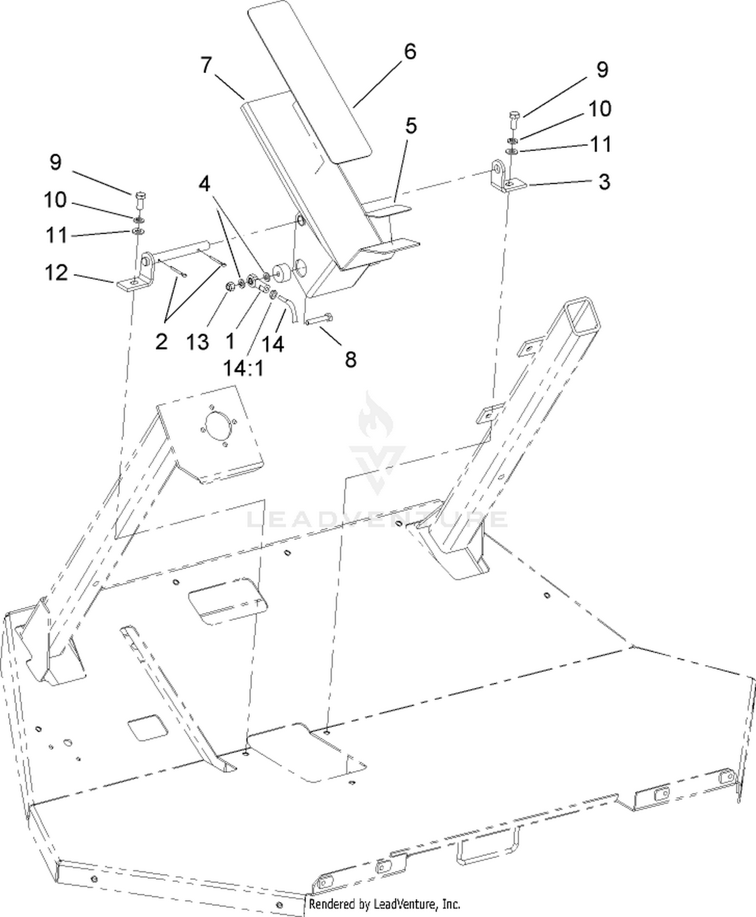 Traction Pedal Assembly
