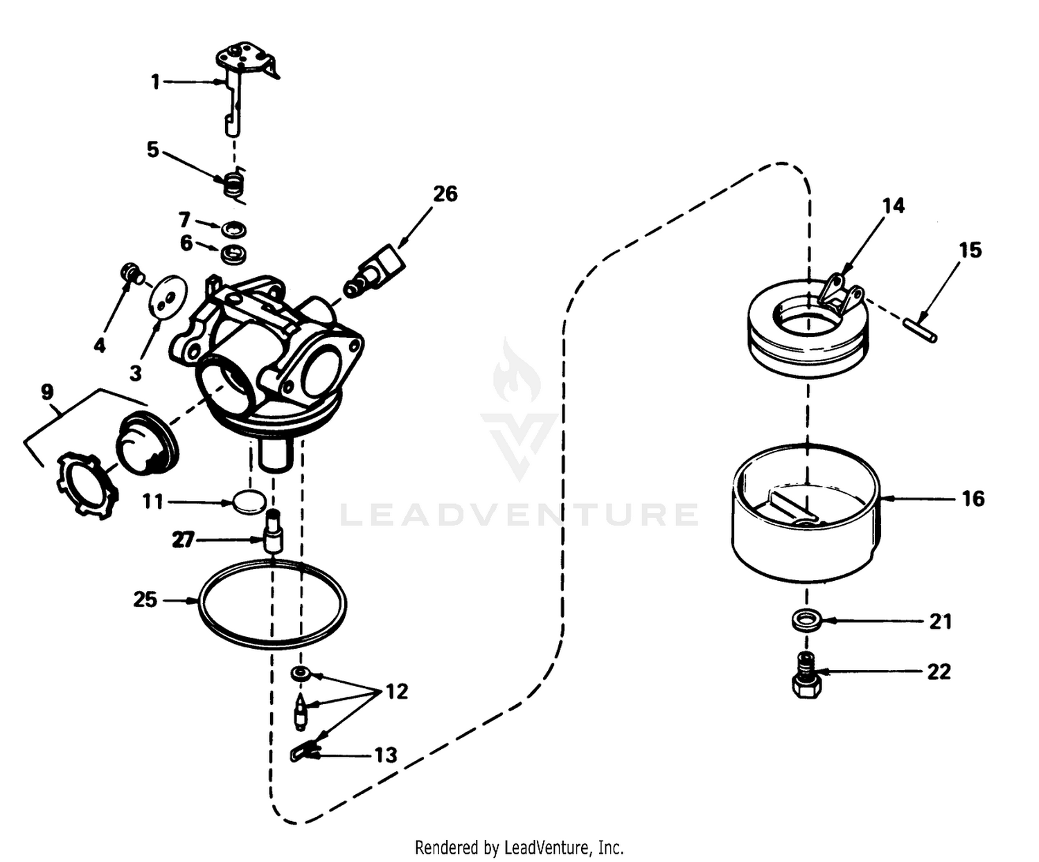Carburetor No. 632050a