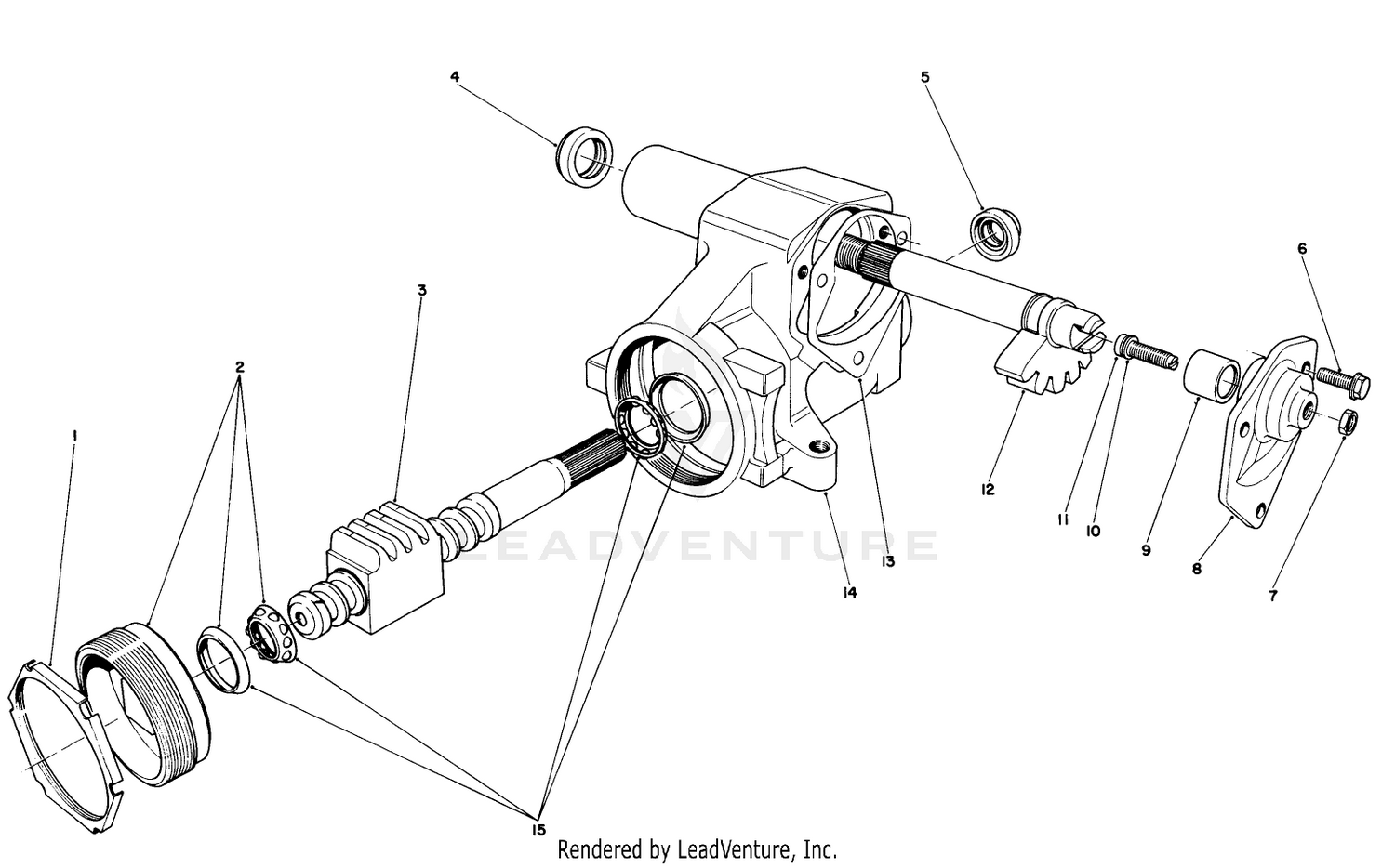 Steering Gear Assembly No. 41-8820