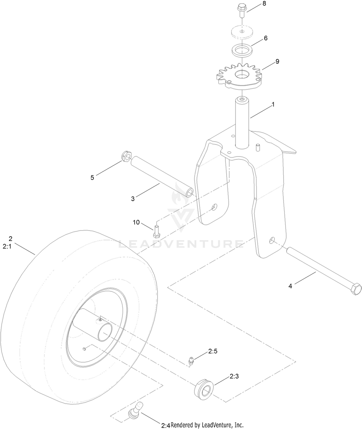 Caster Wheel Assembly