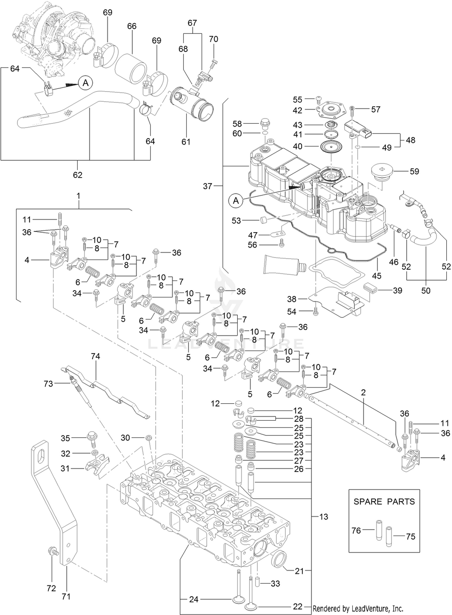 Cylinder Head and Cover Assembly