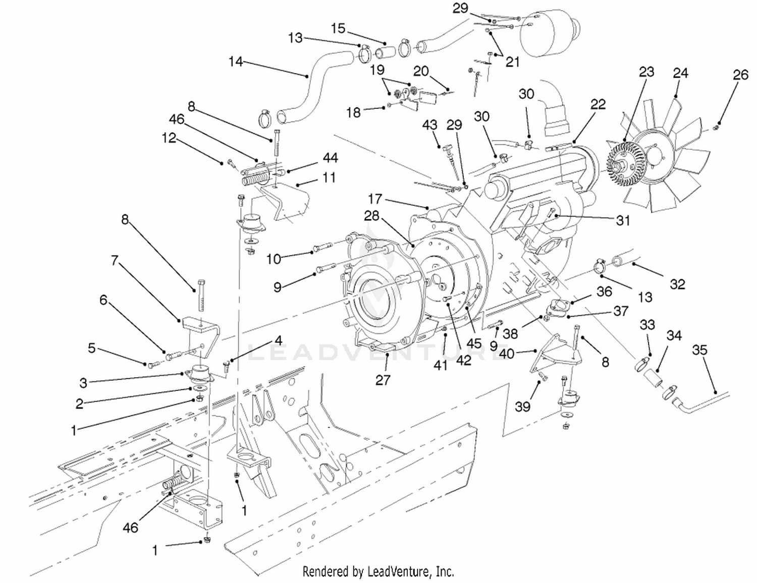 Engine Installation Assembly