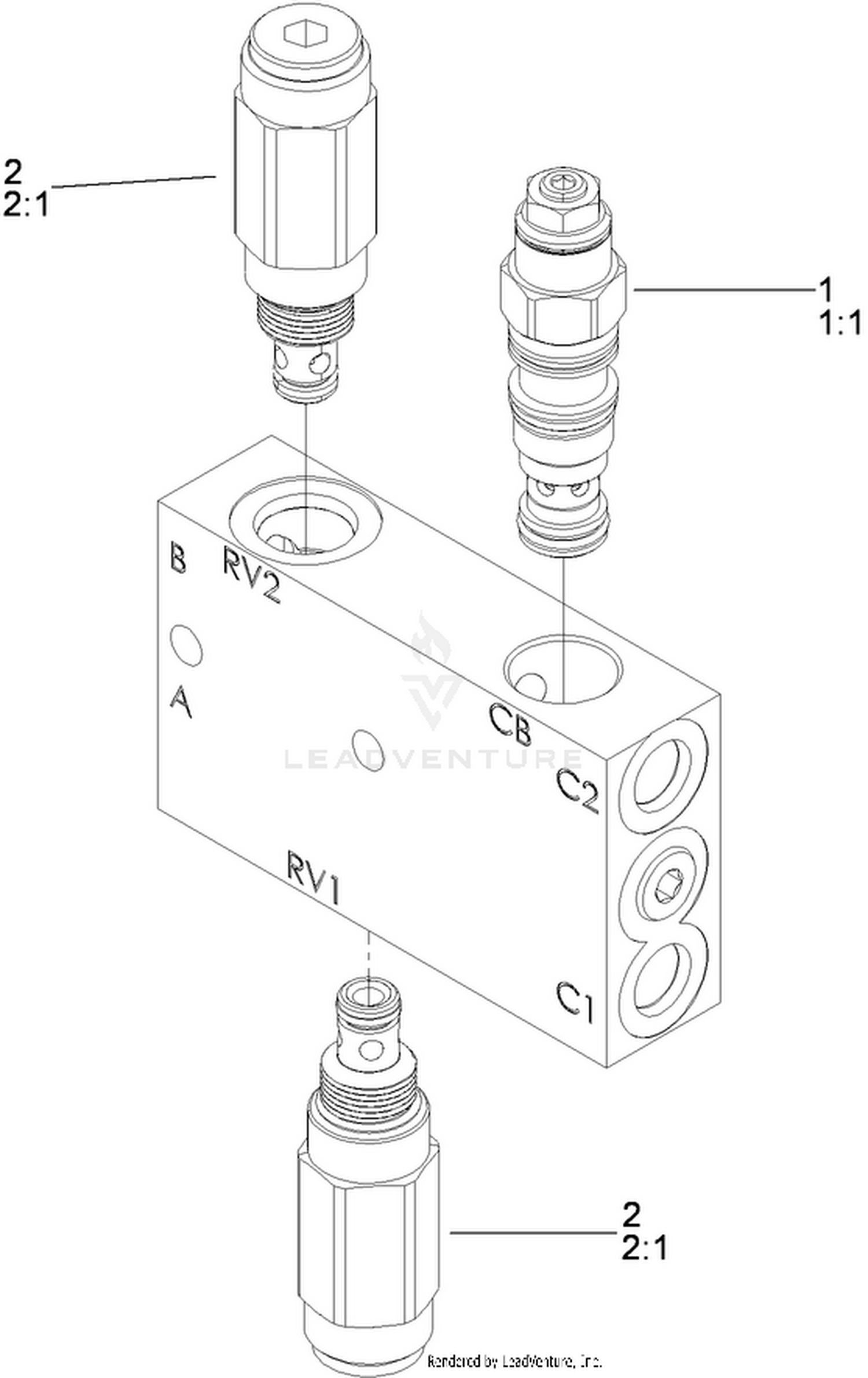 Manifold Block Assembly No. 115-8961
