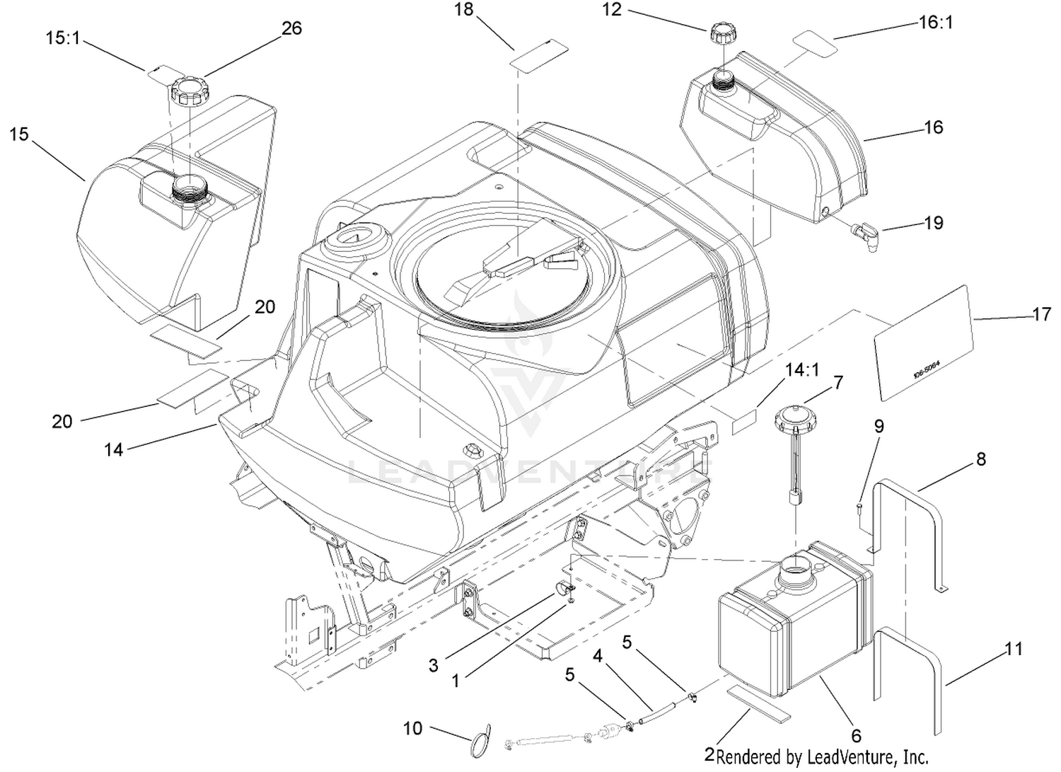 Fresh Water Tank Assembly