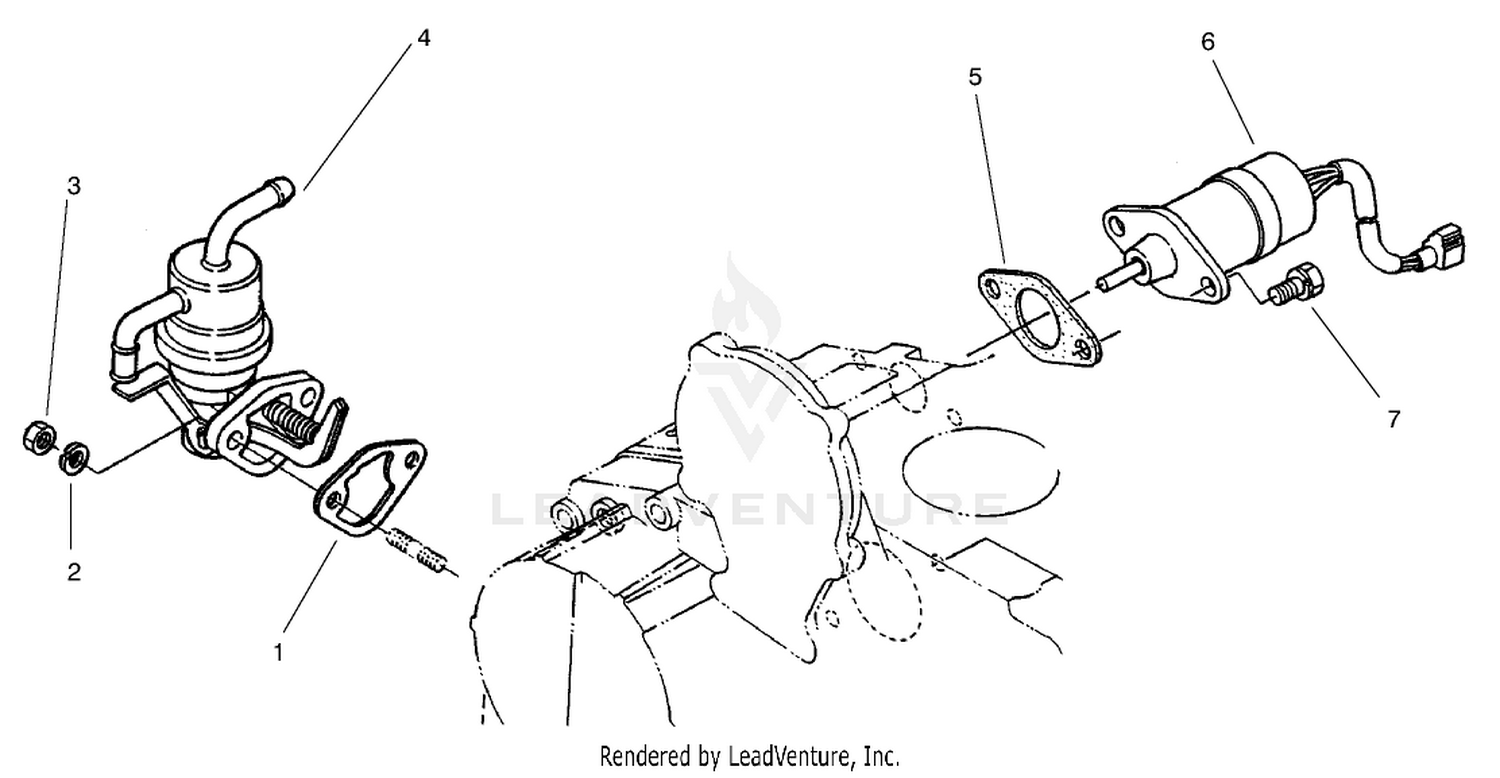 Stop Solenoid  Fuel Pump Asm