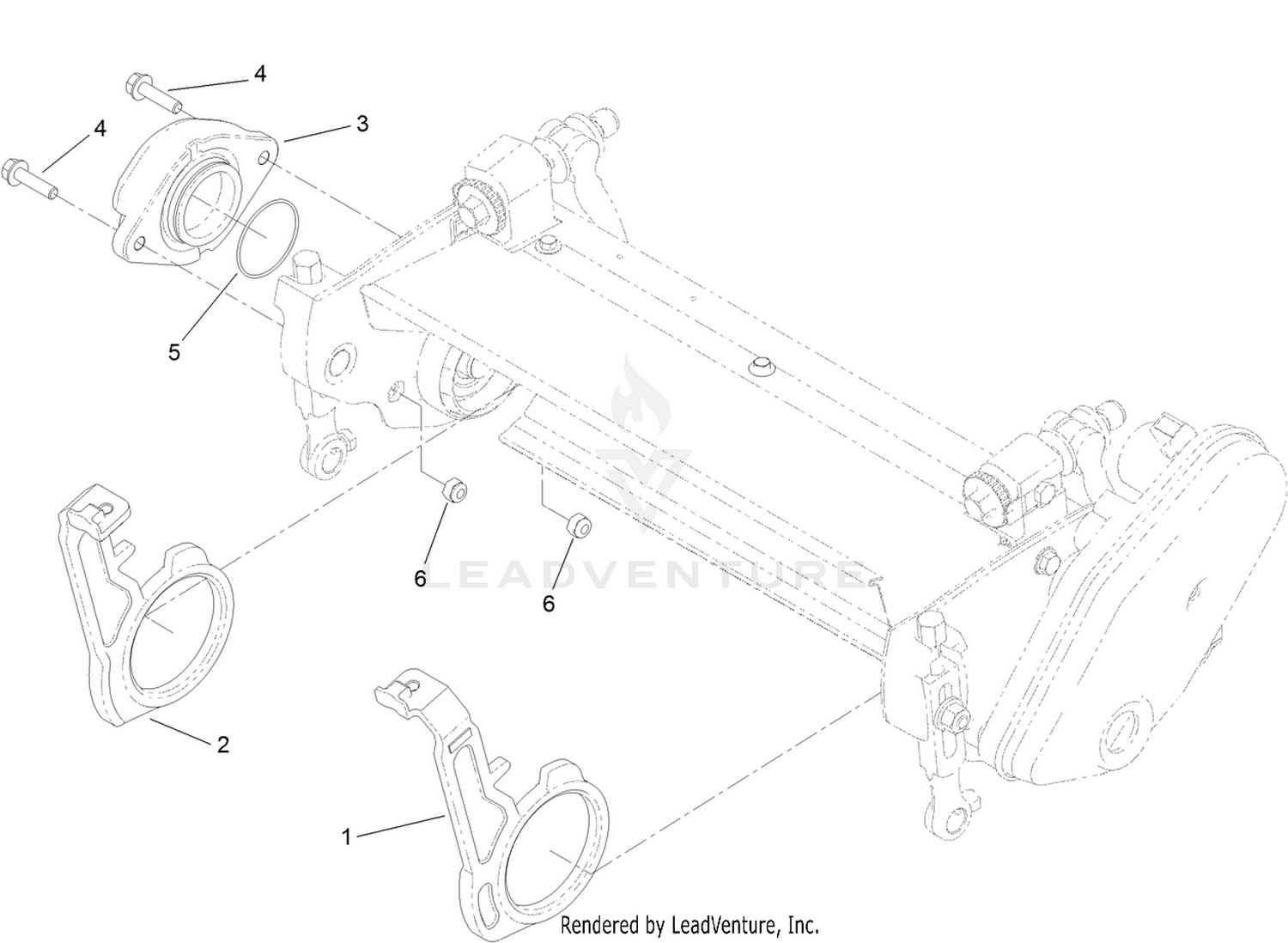 Pitch Arm and Weight Assembly