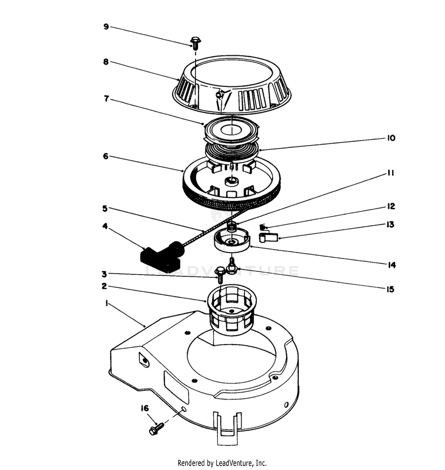 Recoil Assembly (model No. 47pg6  47pg7)