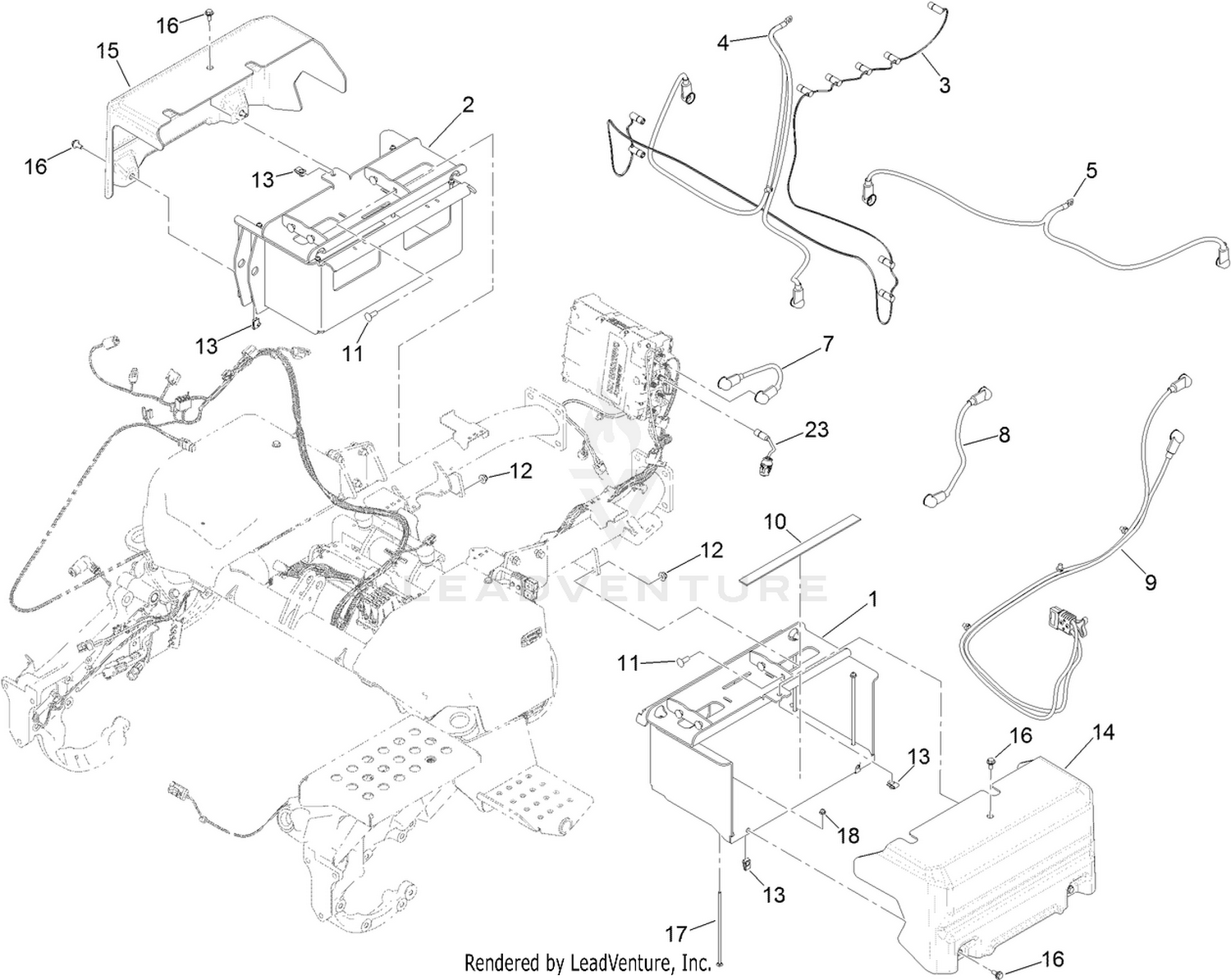 Side Battery Tray Assembly