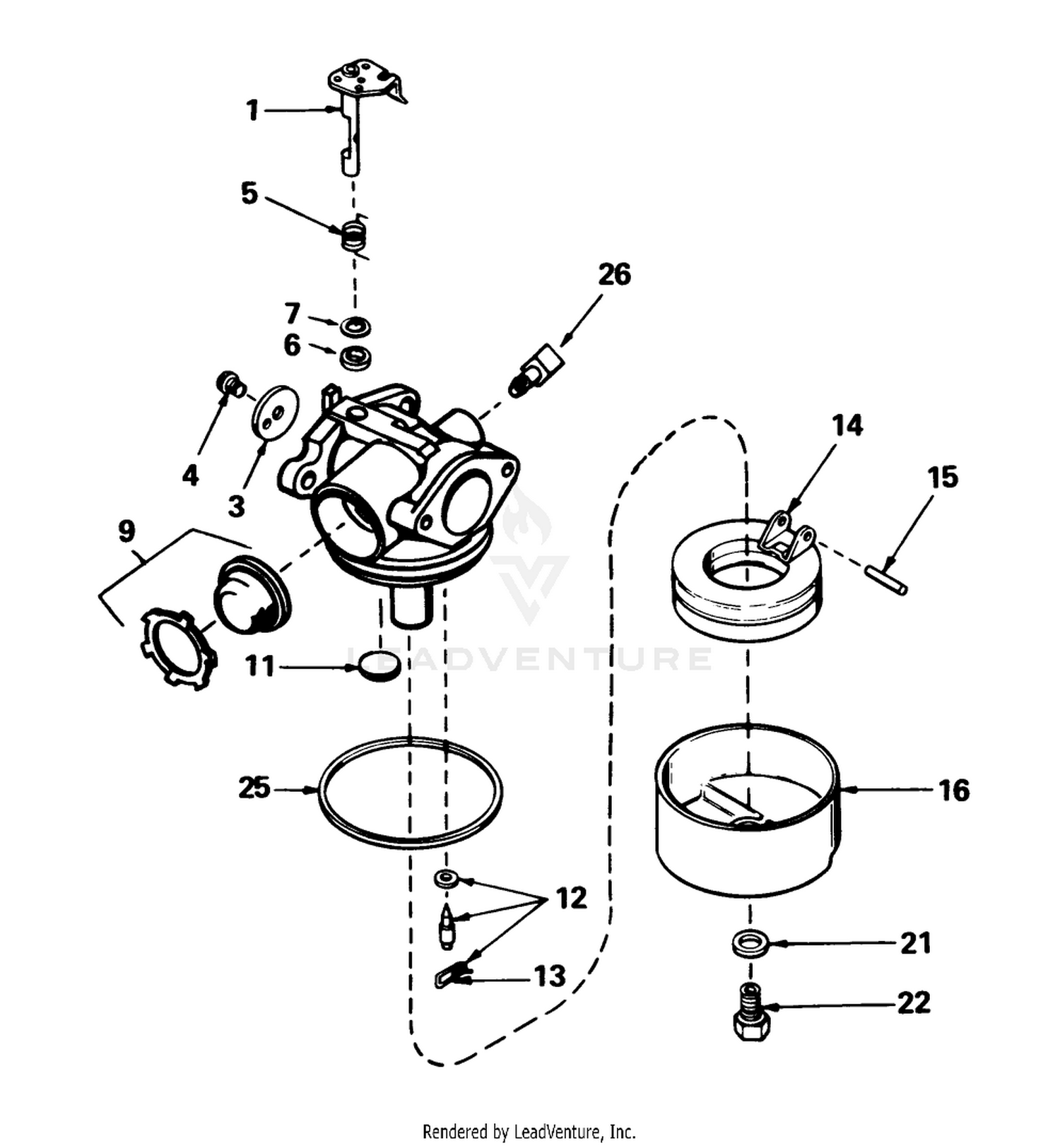 Carburetor No. 632098