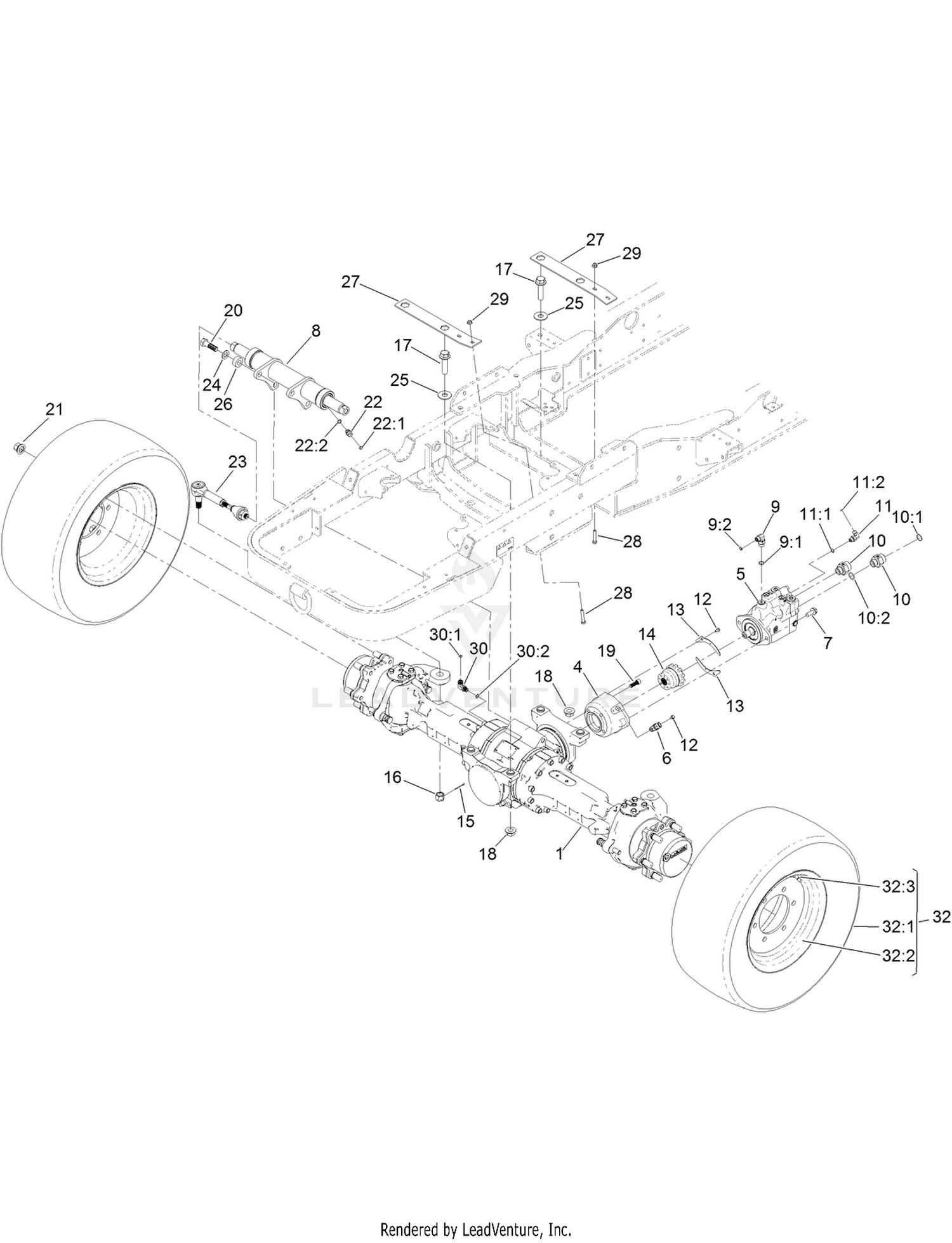 Front Axle Assembly