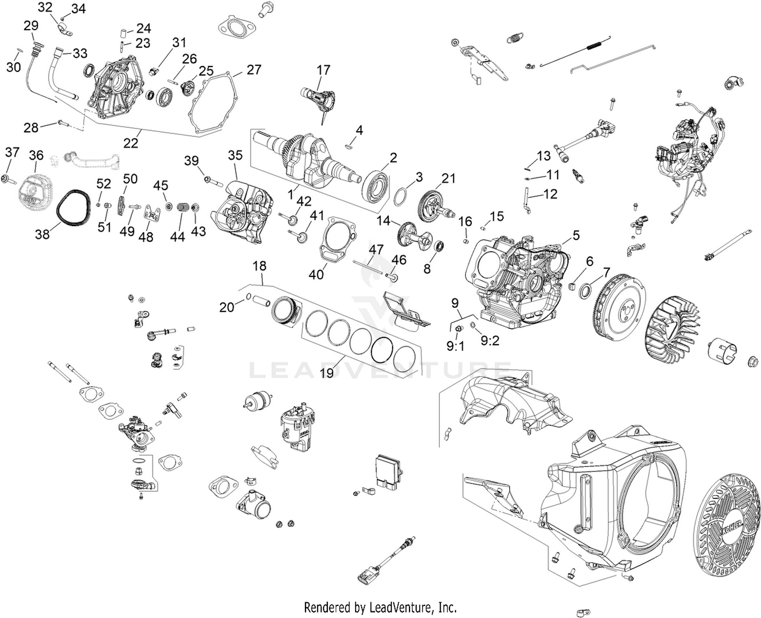 Engine Assembly No. 145-2280 2