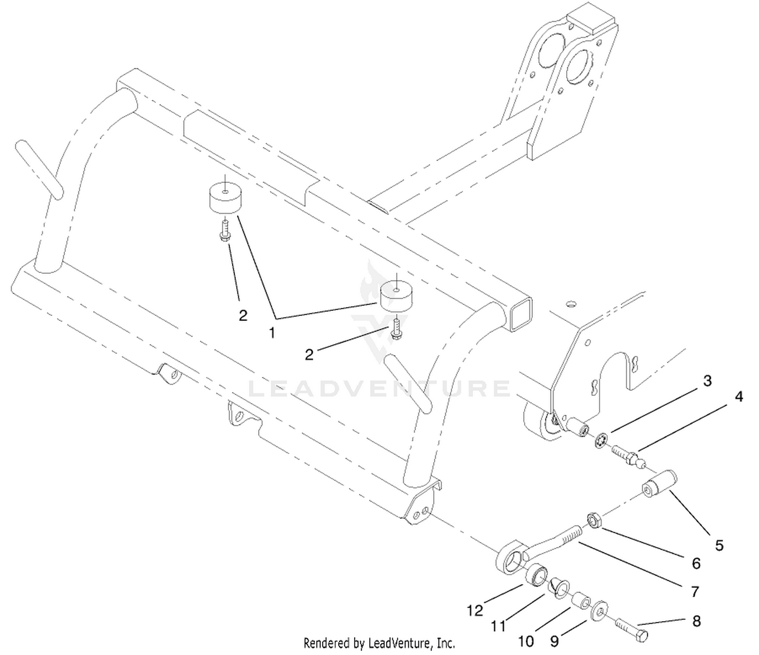 Pull Link Assembly (greensmaster? 3200 Only)