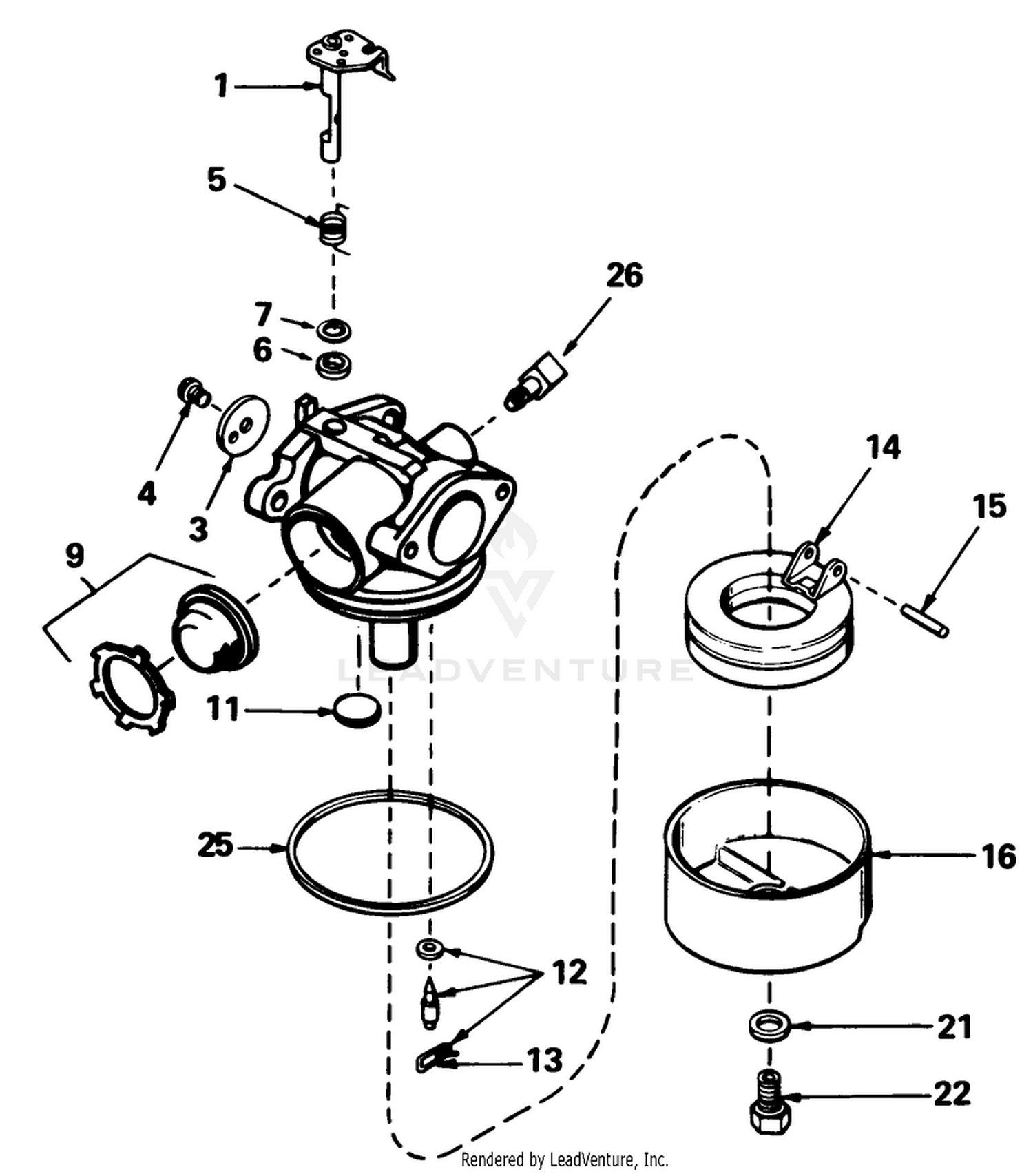 Carburetor No. 632098