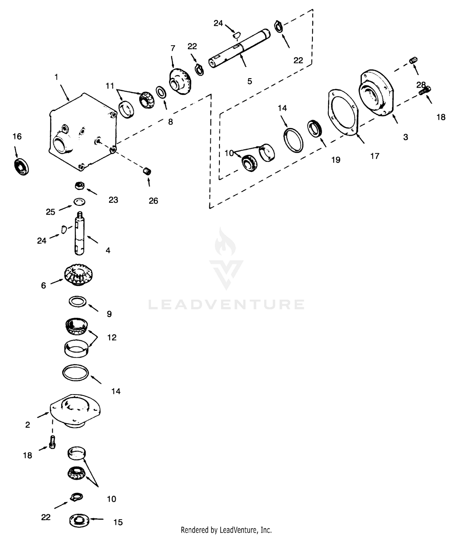 Gearbox Assembly No. 1100-010