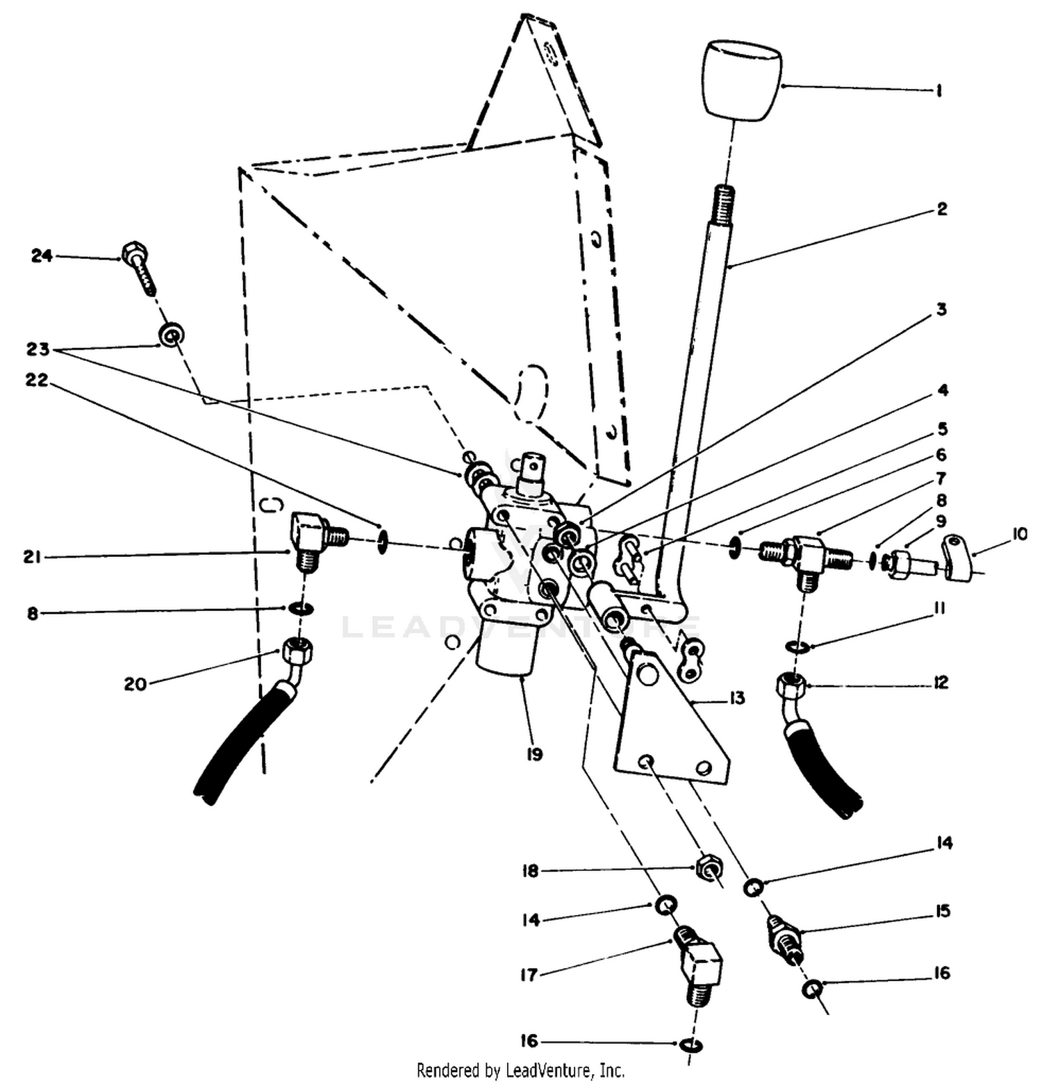 Cutting Unit Llft Control Valve Assembly
